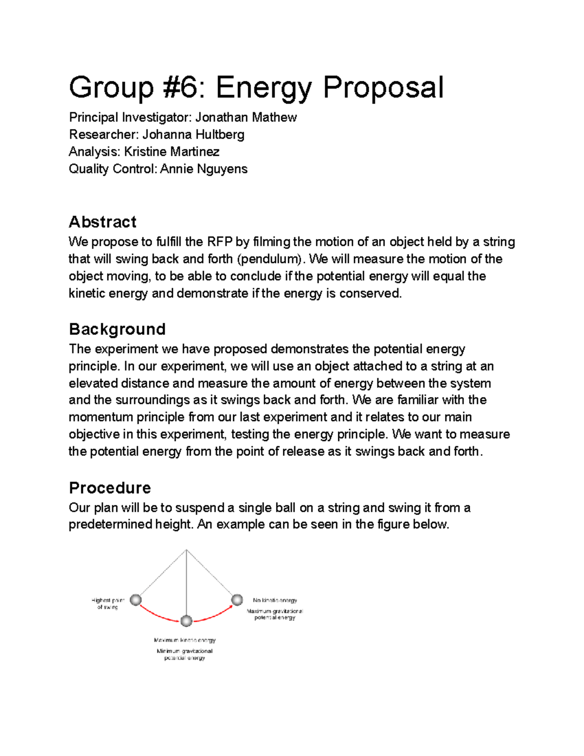 Energy Proposal Experiment - Group #6: Energy Proposal Principal ...