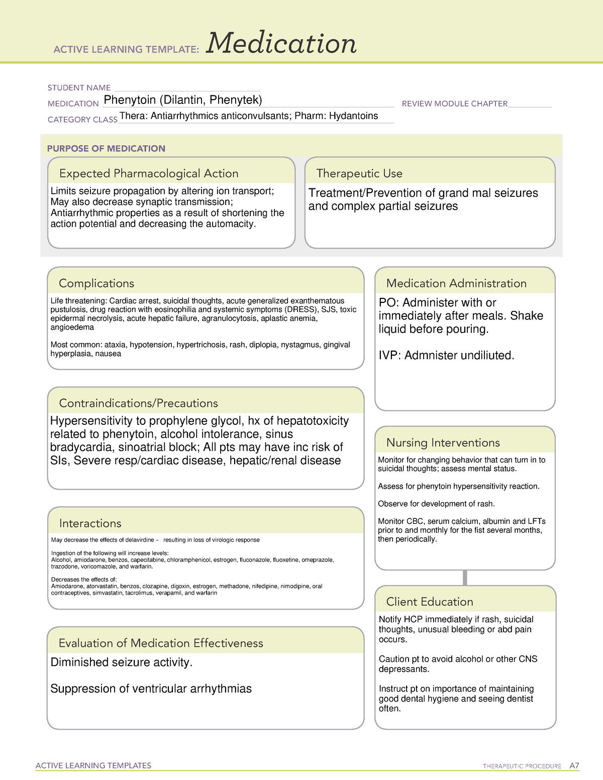phenytoin-ati-med-template-active-learning-templates-therapeutic-procedure-a-medication
