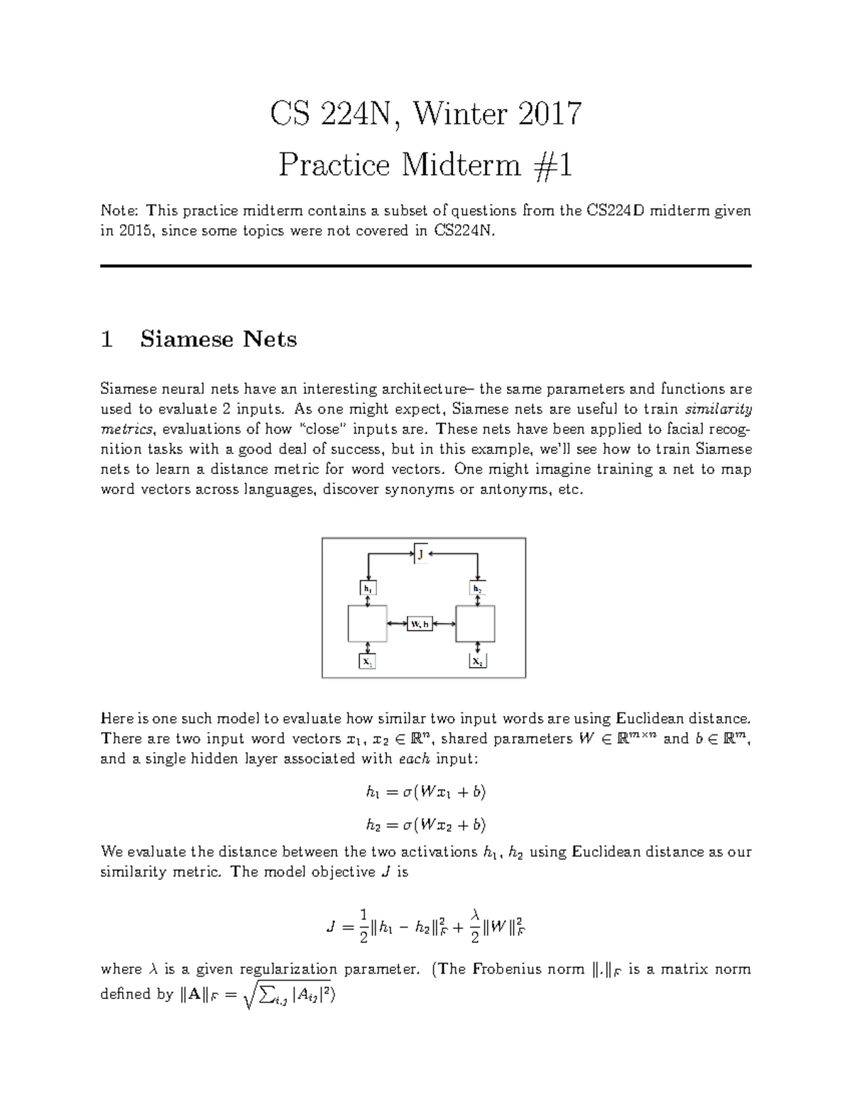 cs224n assignment 4 solutions