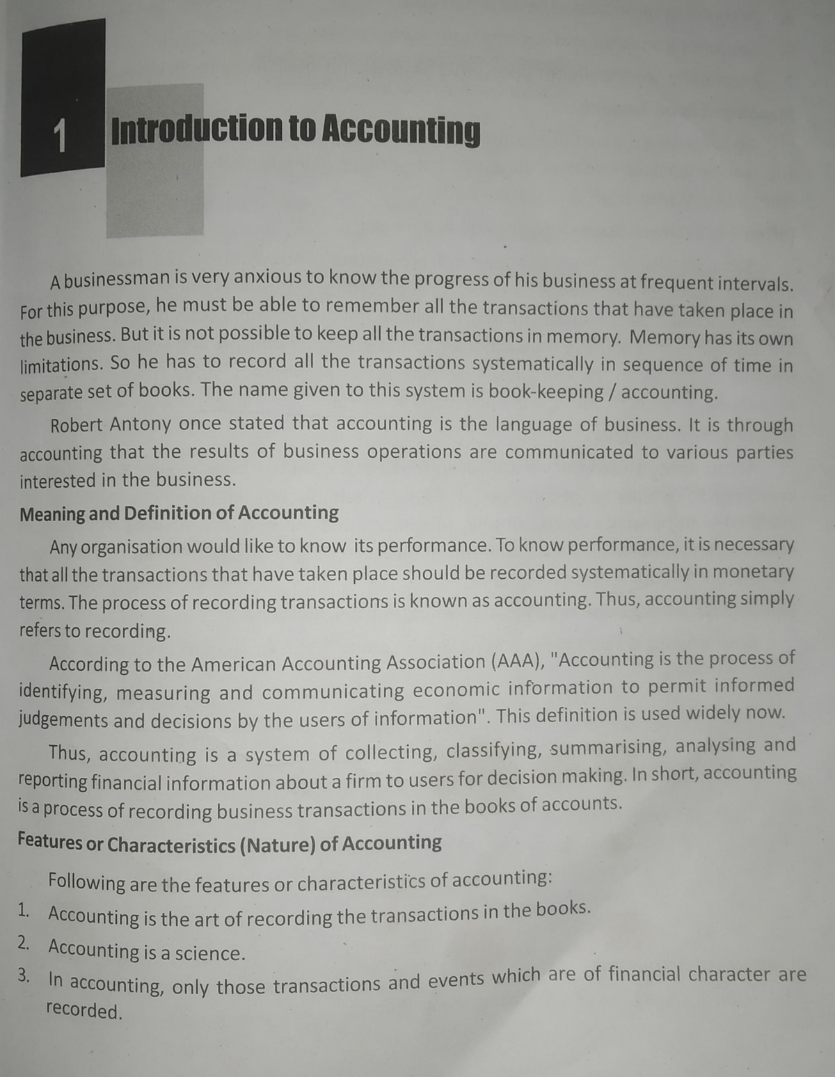 Module 1 Notes Financial Accounting - Financial Accounting - Studocu