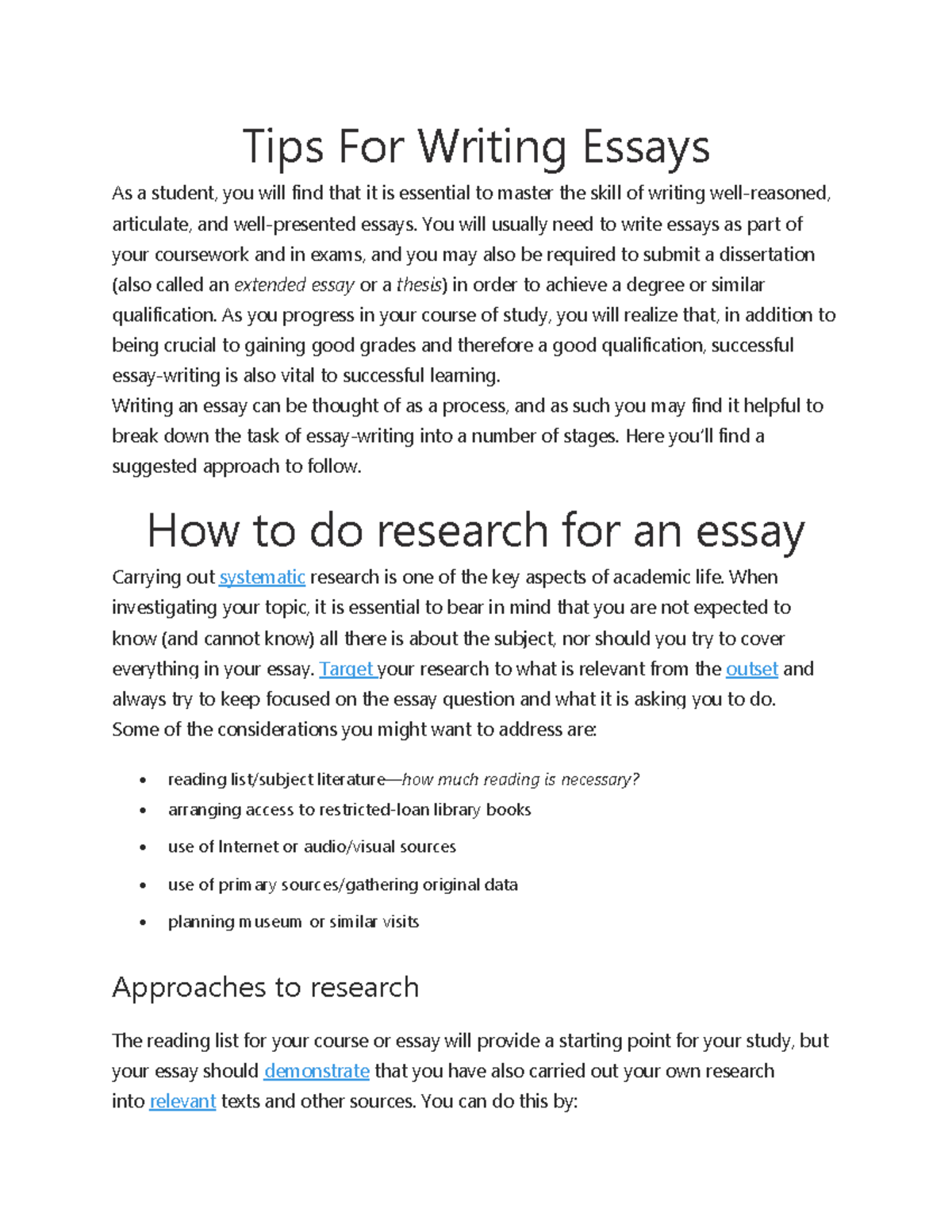 Tips For Writing Creative Essays on your own - Tips For Writing Essays ...