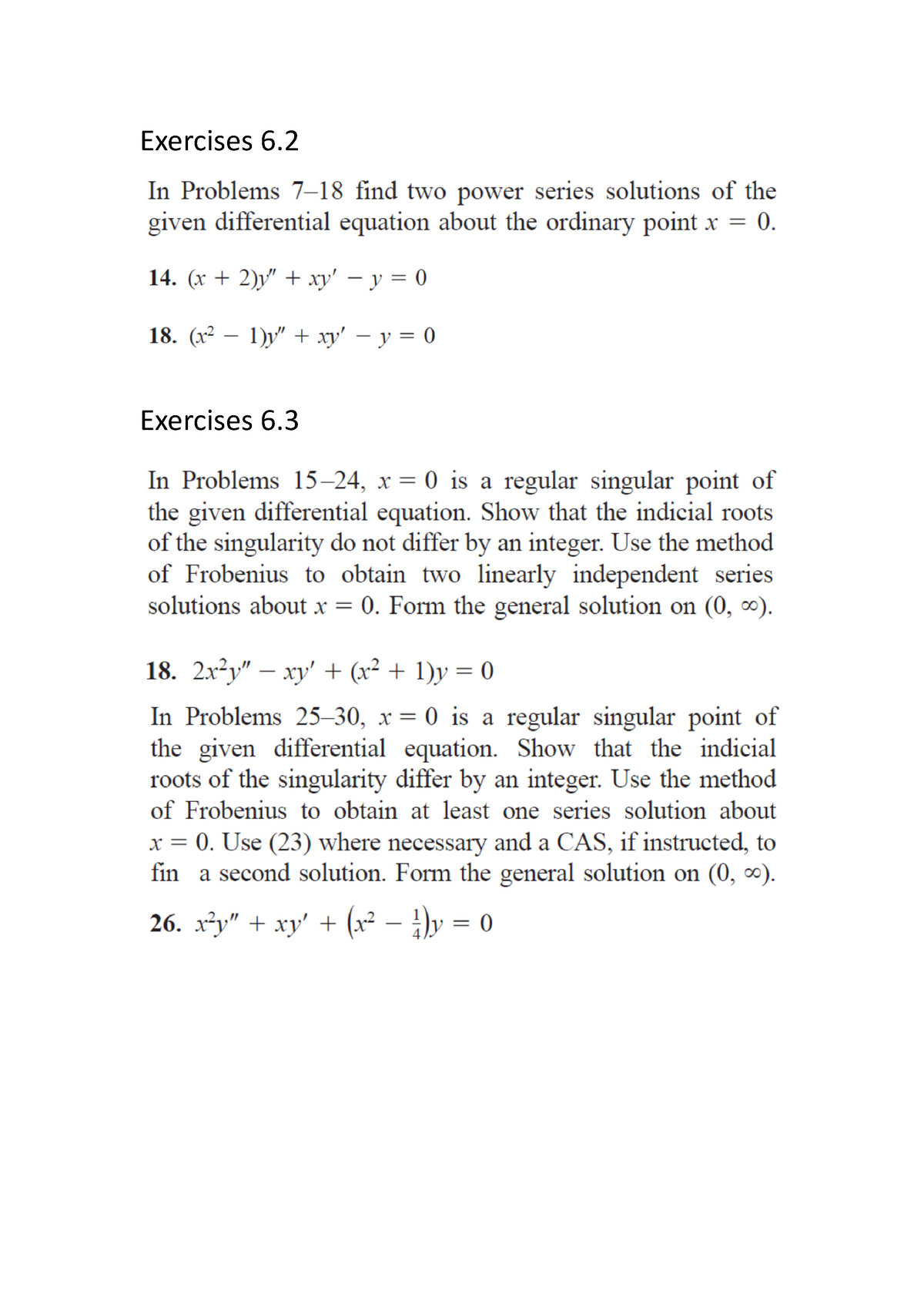 Hw4 - Homework 4 - Introduction to Ordinary Differential Equations ...