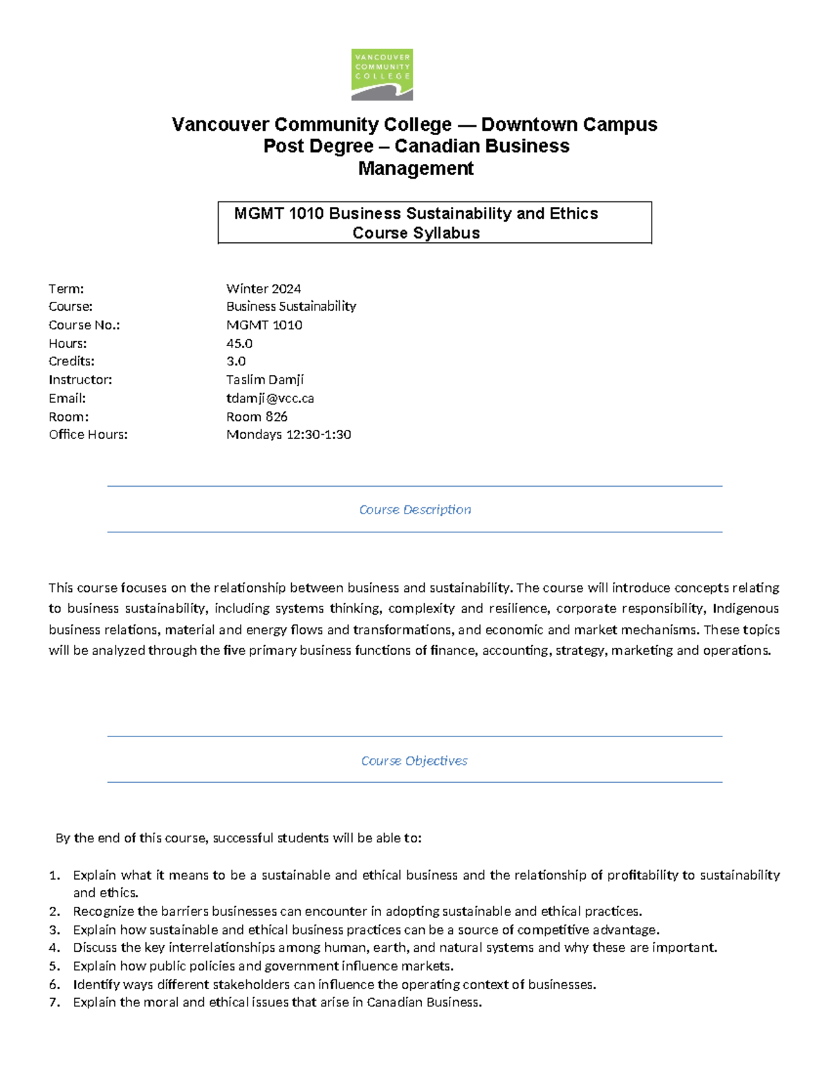 Winter 2024 Sustainability Syllabus Final Vancouver Community College   Thumb 1200 1553 