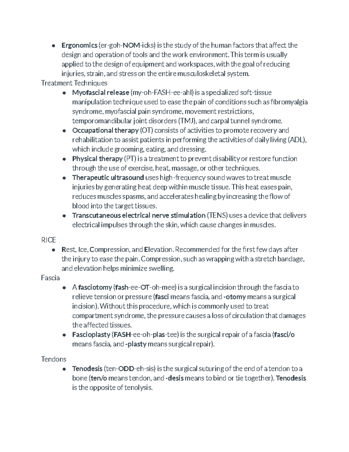 Musculoskeletal System - Ergonomics (er-goh- NOM -icks) is the study of ...