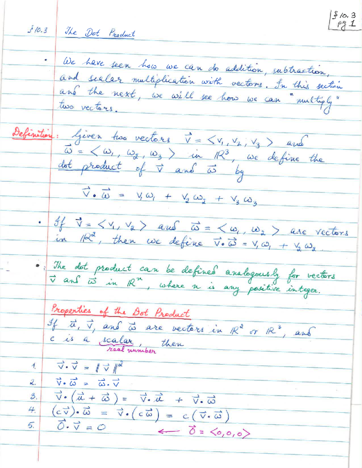 Section 10.3 - ZM - Notes on 10.3 - MAT 267 - Studocu