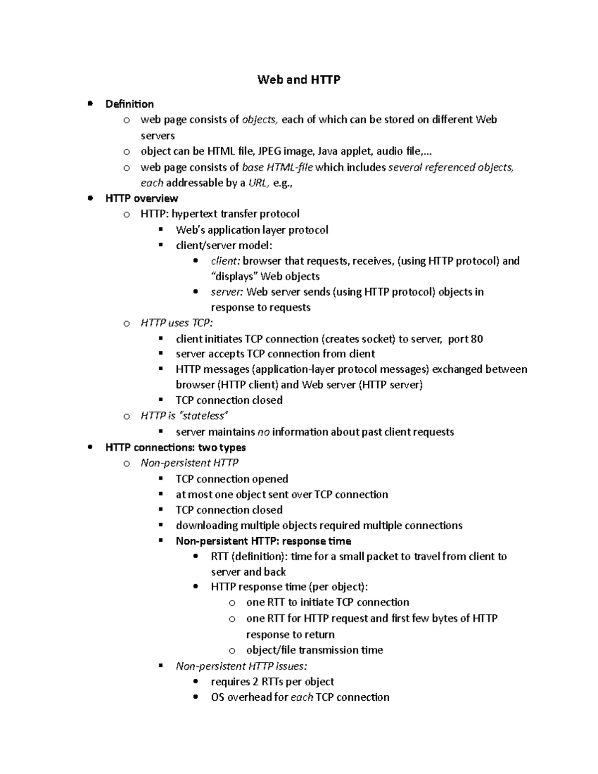 Web and HTTP - penjelasan tentang dasar web dan http - Web and HTTP ...