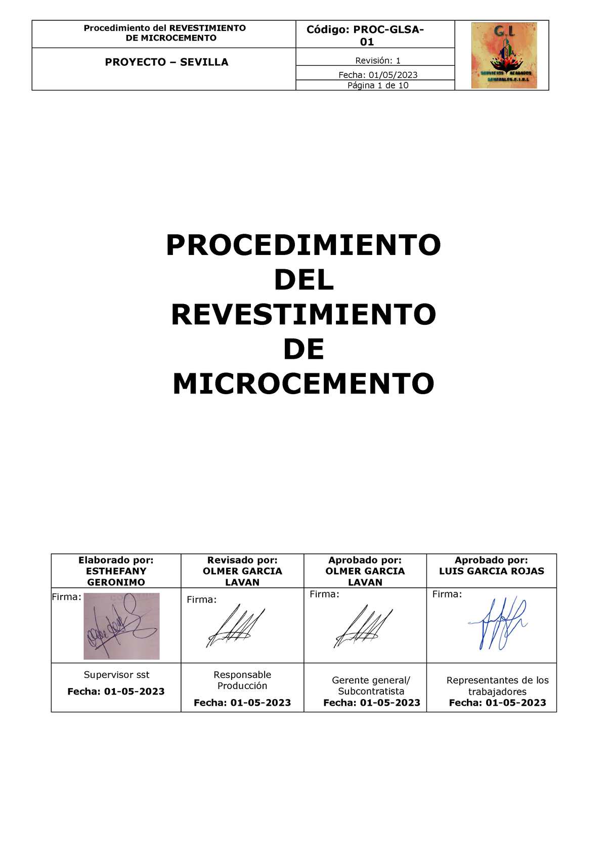 Procedimiento DEl Revestimiento DE Microcemento - DE MICROCEMENTO ...