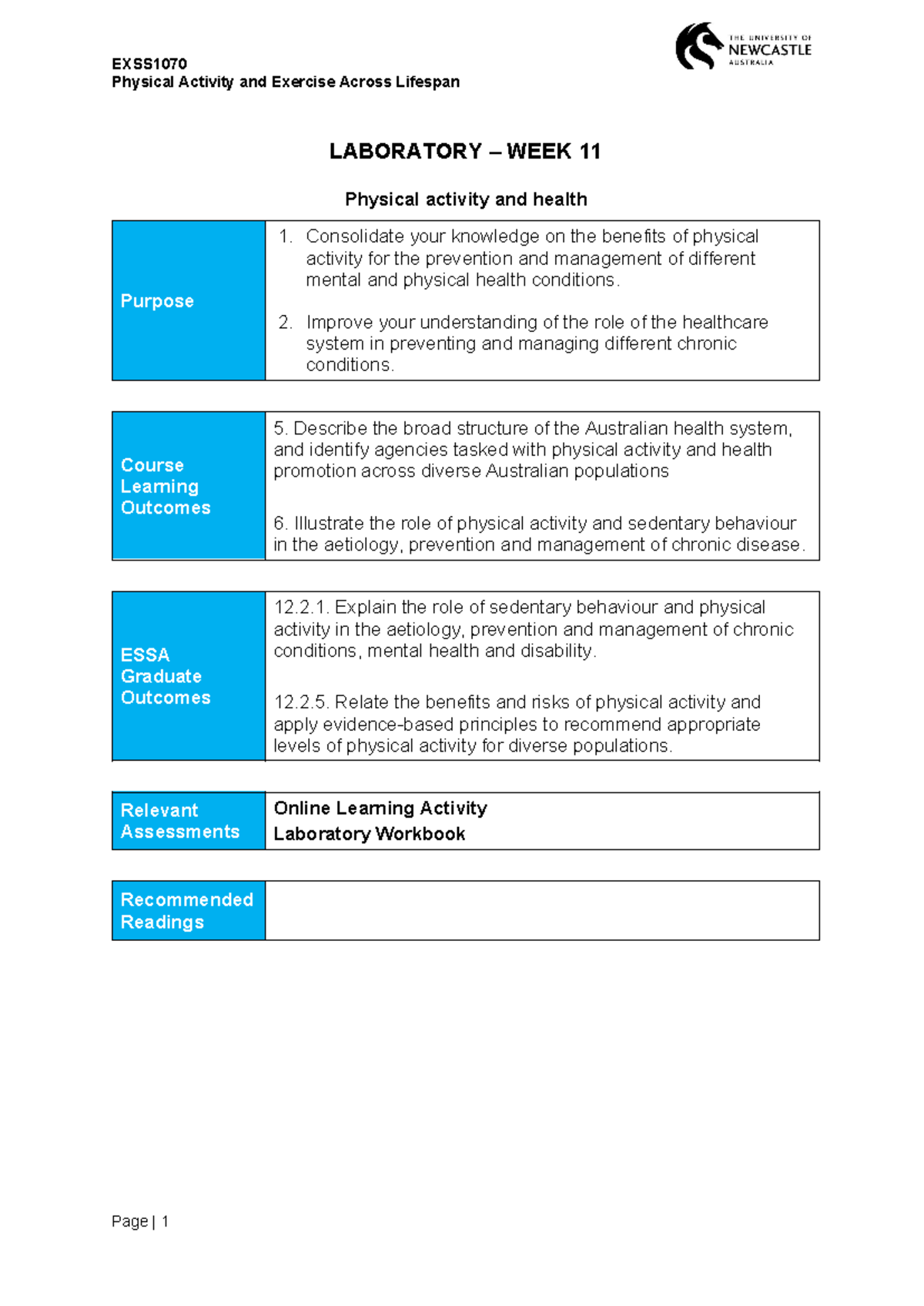 Labo 11 Work Book - LAb solutions for week 11 - Physical Activity and ...