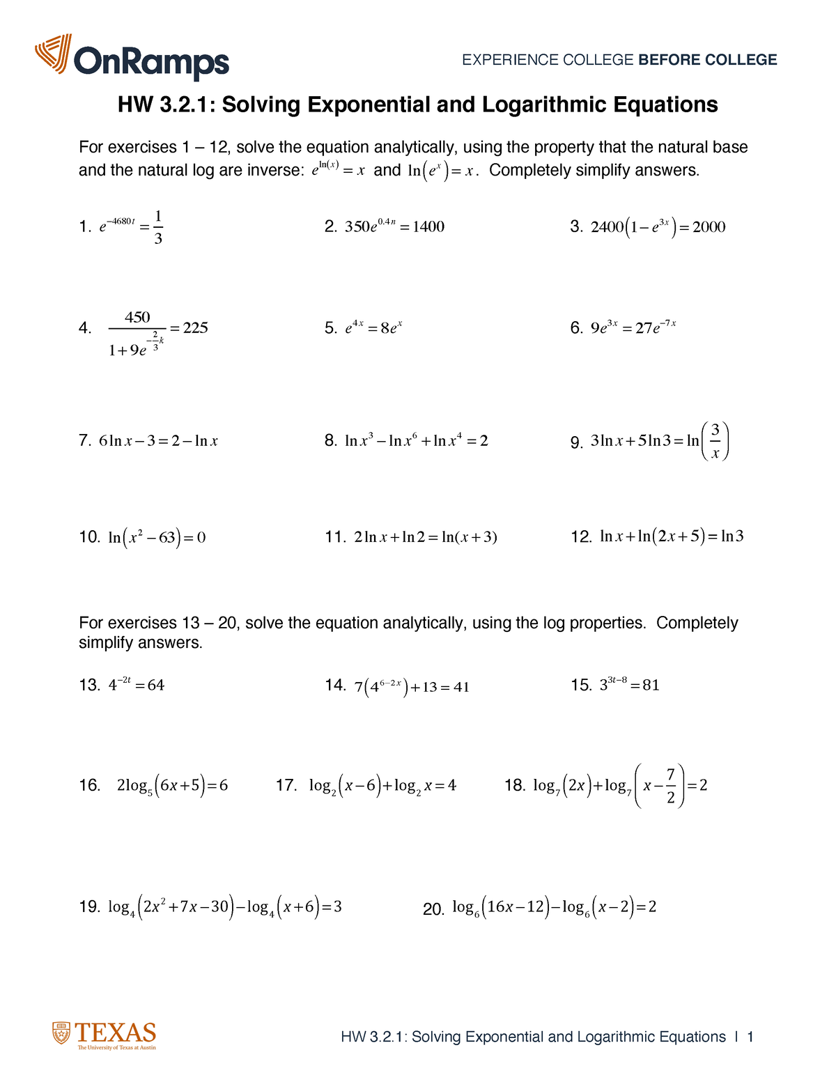 hw-3-2-1-solving-equations-using-e-and-ln-hw-3-2-solving-exponential