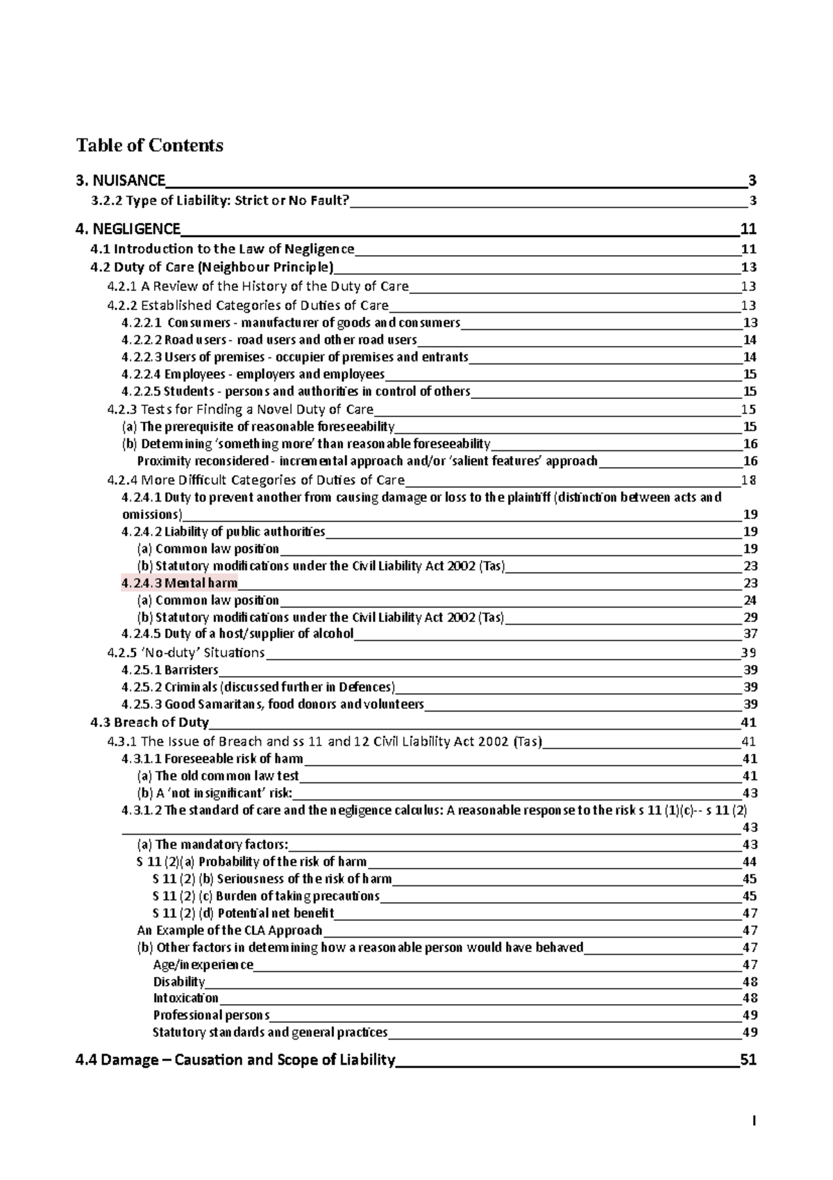 torts-exam-notes-torts-table-of-contents-3-studocu