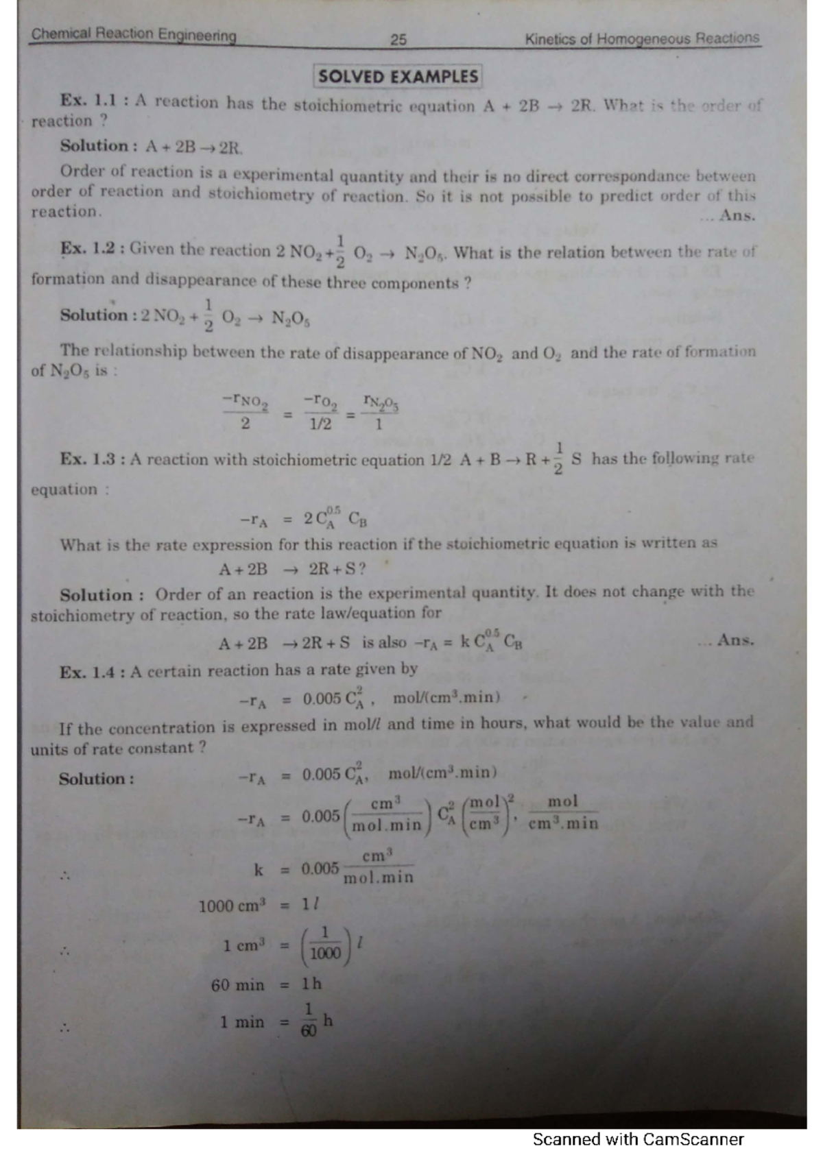 Numericals on kinetics of homogeneous reactions - Web Designing (Html ...