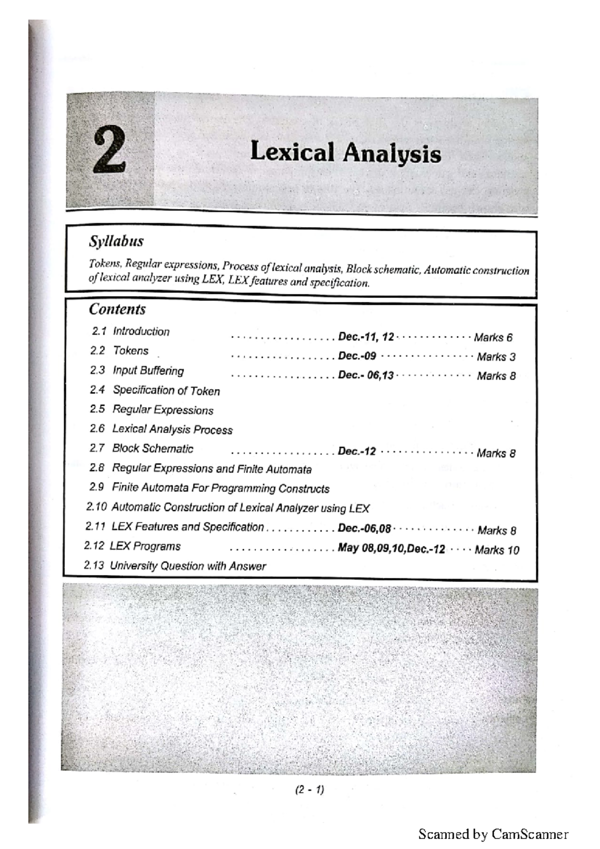 Coc Lexical Analysis Computer Engineering ĝ Į Ą Ķ į ï ï ç Į Ēğ ĥ Į ń ė ń ĥ Ś ķ Ľ ķ