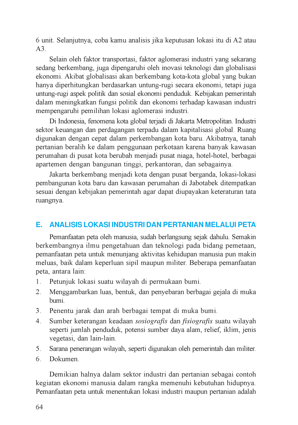 Geografi PDF-71 - Tugas - 64 6 Unit. Selanjutnya, Coba Kamu Analisis ...