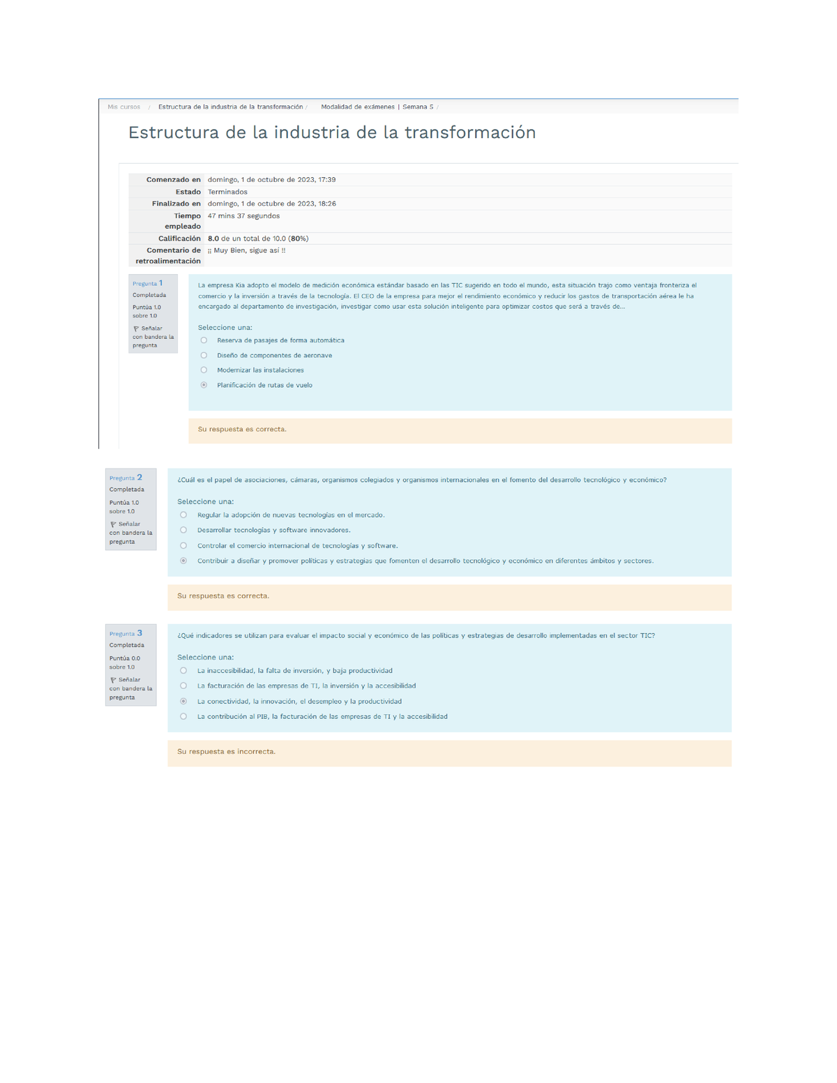 Examen 5 - Desarrollo Sustentable - Studocu