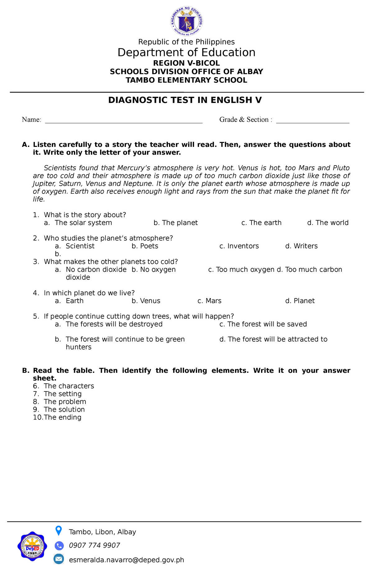 diagnostic-test-in-english-5-department-of-education-region-v-bicol