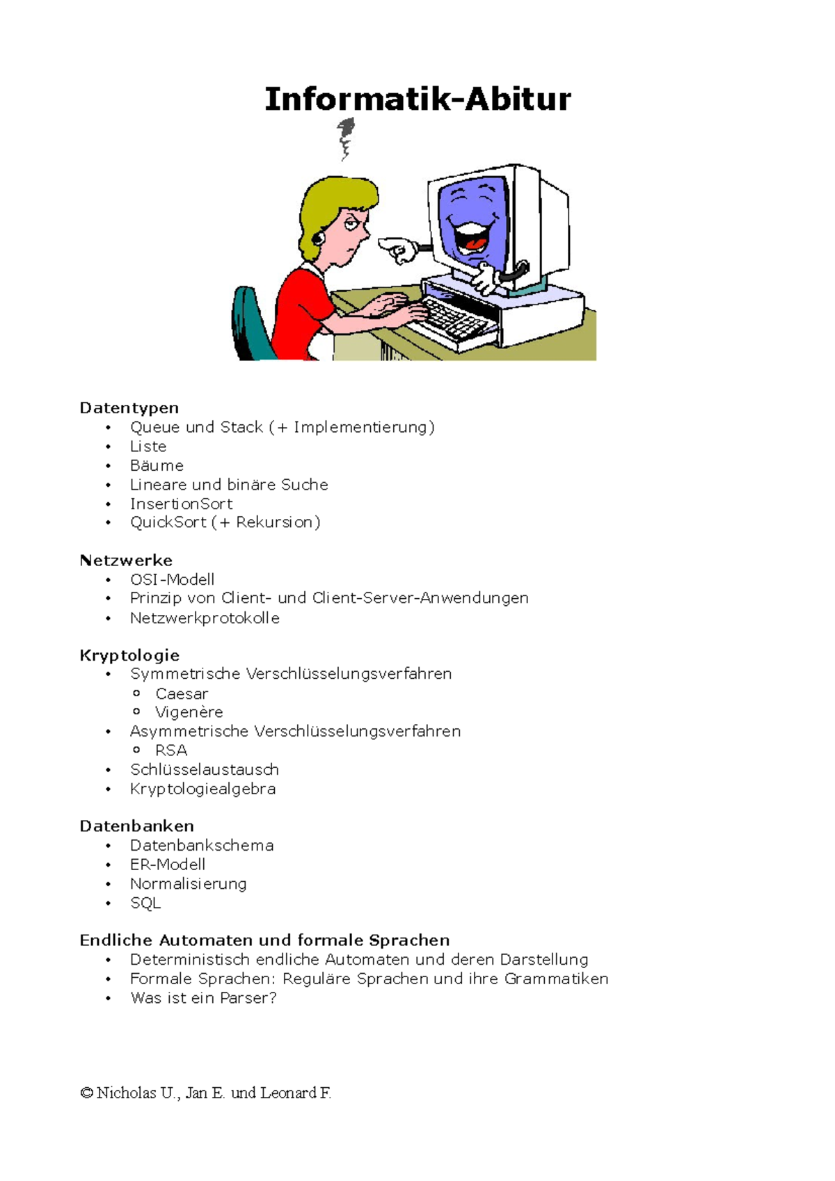 Informatik Hm Studocu