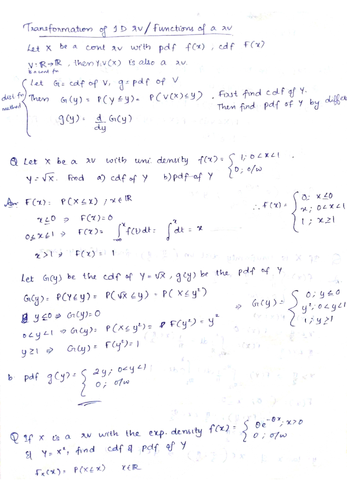 Two dimensional random variable statistical inference theory studocu