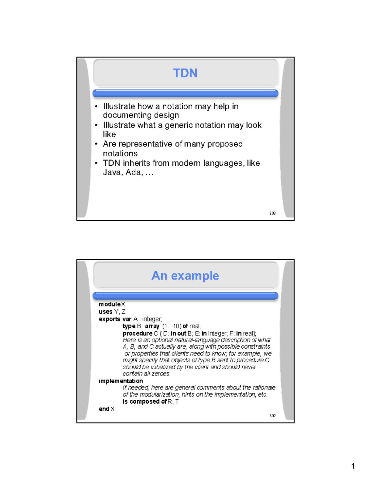 SE3K04-OODesign - geo - TDN Illustrate how a notation may help in ...