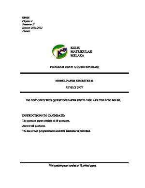 Experiment 4 Sains Fizikal Studocu