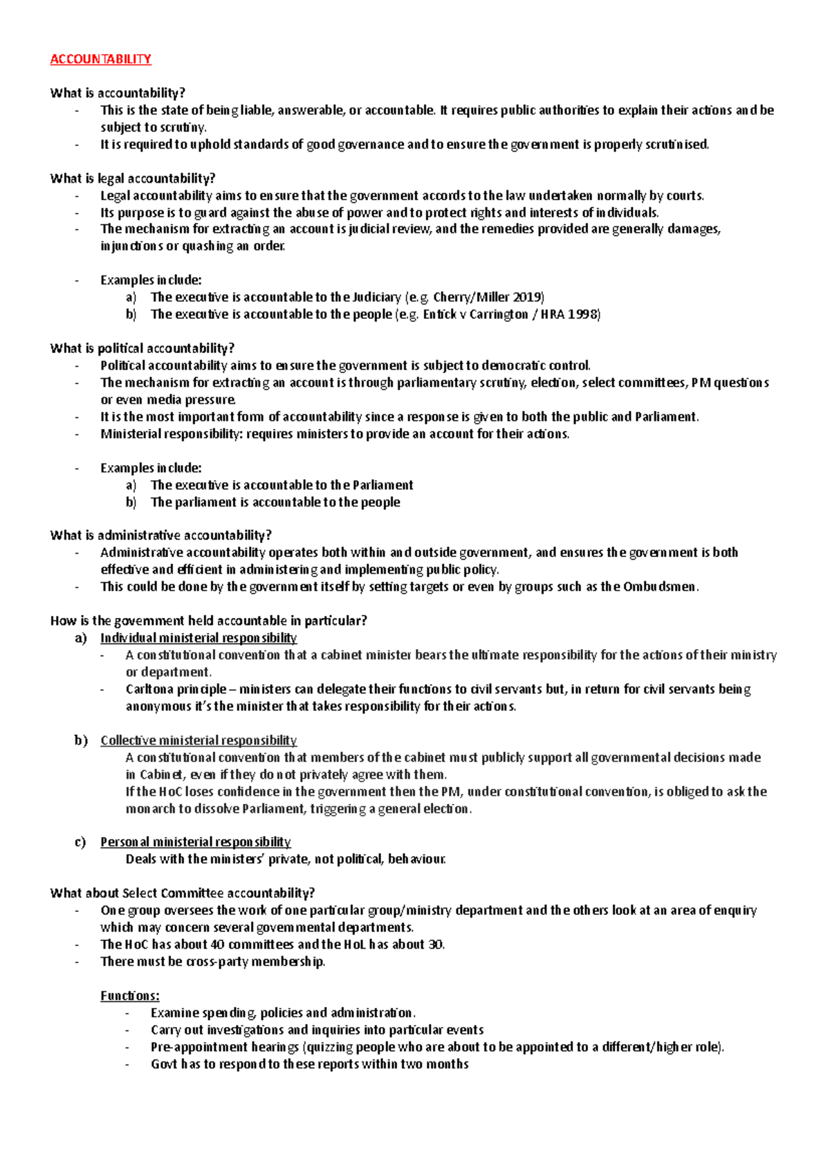Accountability - ACCOUNTABILITY What is accountability? - This is the ...