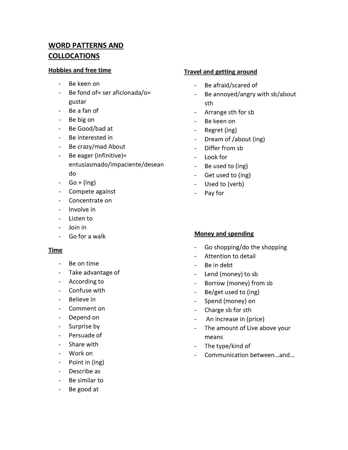 collocations-and-word-patterns-word-patterns-and-collocations-hobbies