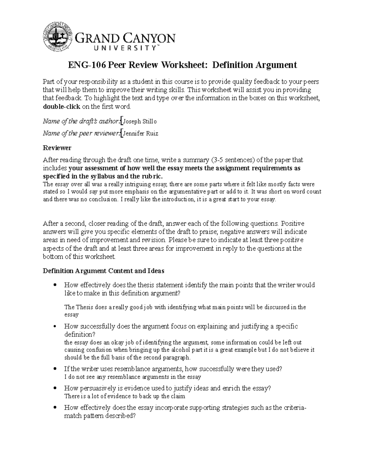 ENG106 Definition Peer Review Worksheet ENG106 Peer Review Worksheet
