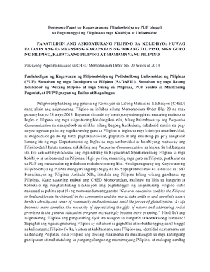 Repleksyong papel - reflection paper - Sabater, Jerome L. GEFL Psych 2 ...