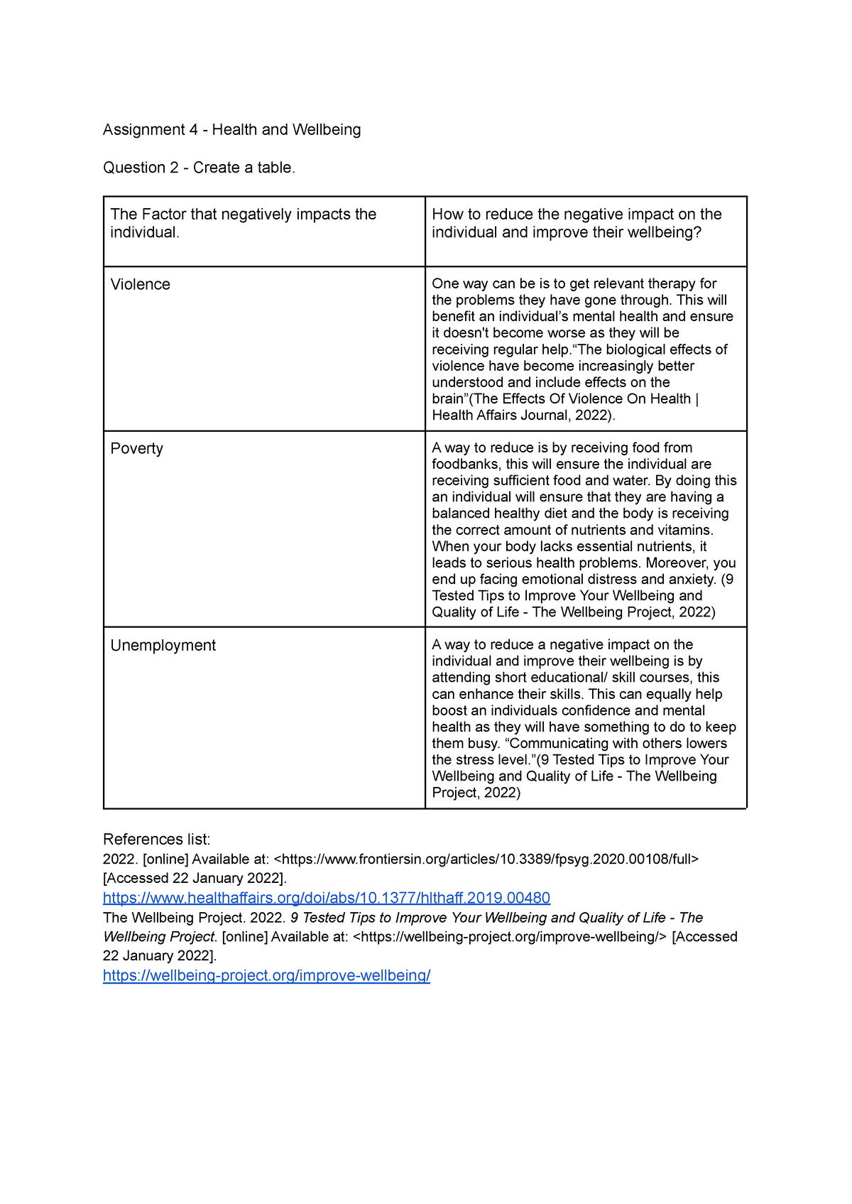 5.2.10 practice spoken assignment health and wellness quizlet