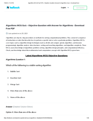 Bubble Sort MCQ Quiz - ProProfs Quiz