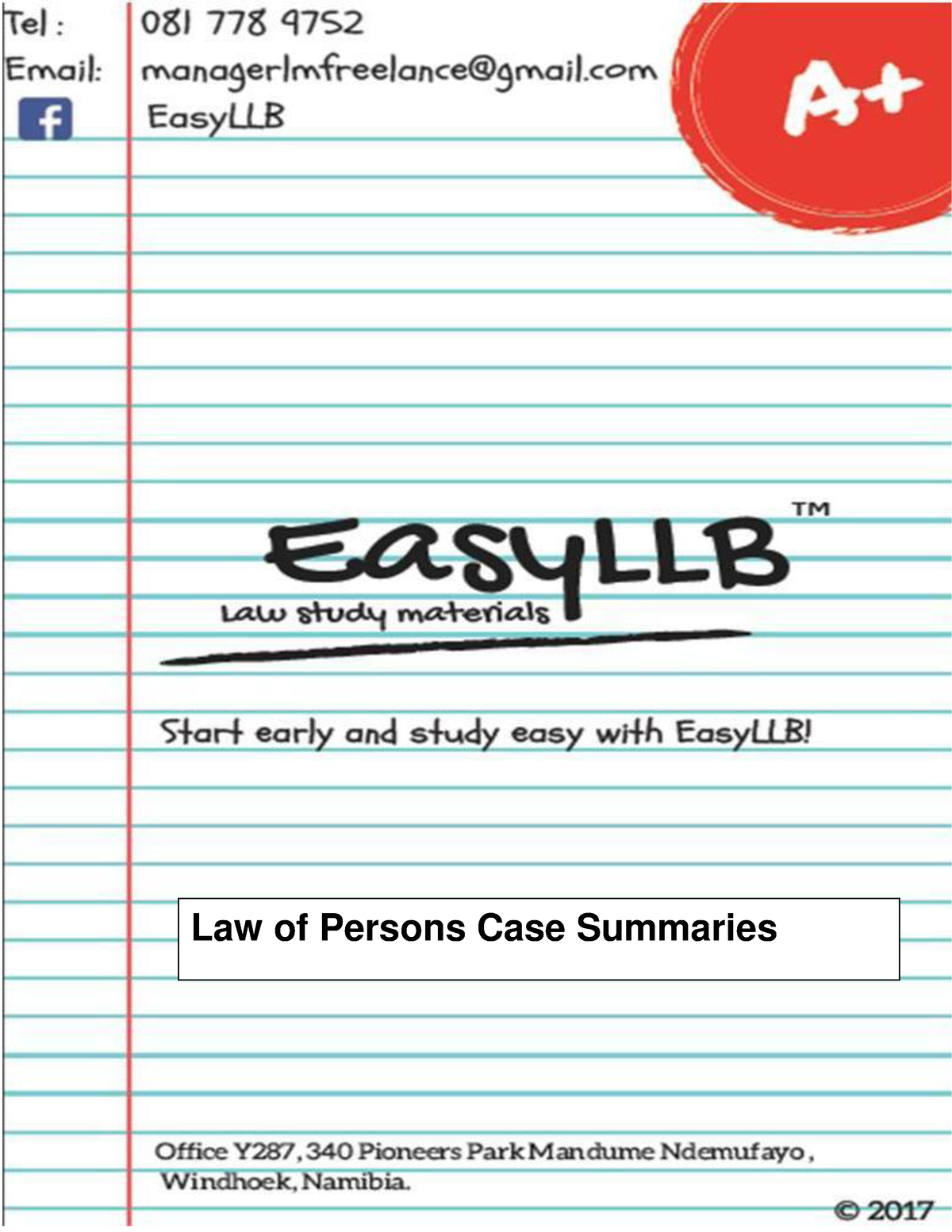 Law Of Persons Case Summaries - The Testator’s Daughter Was Pregnant At ...