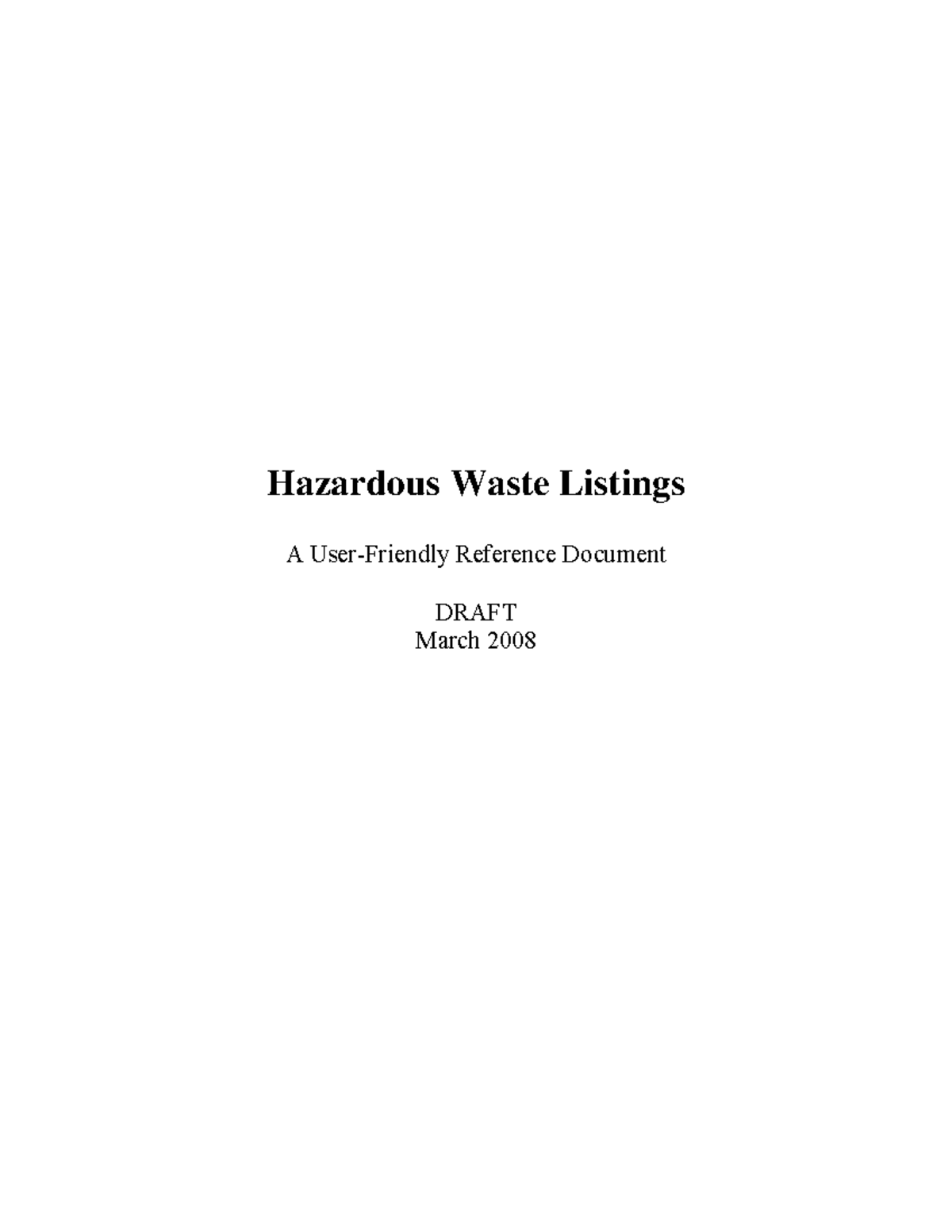 epa-haz-waste-listings-dr-alexander-s-class-hazardous-waste