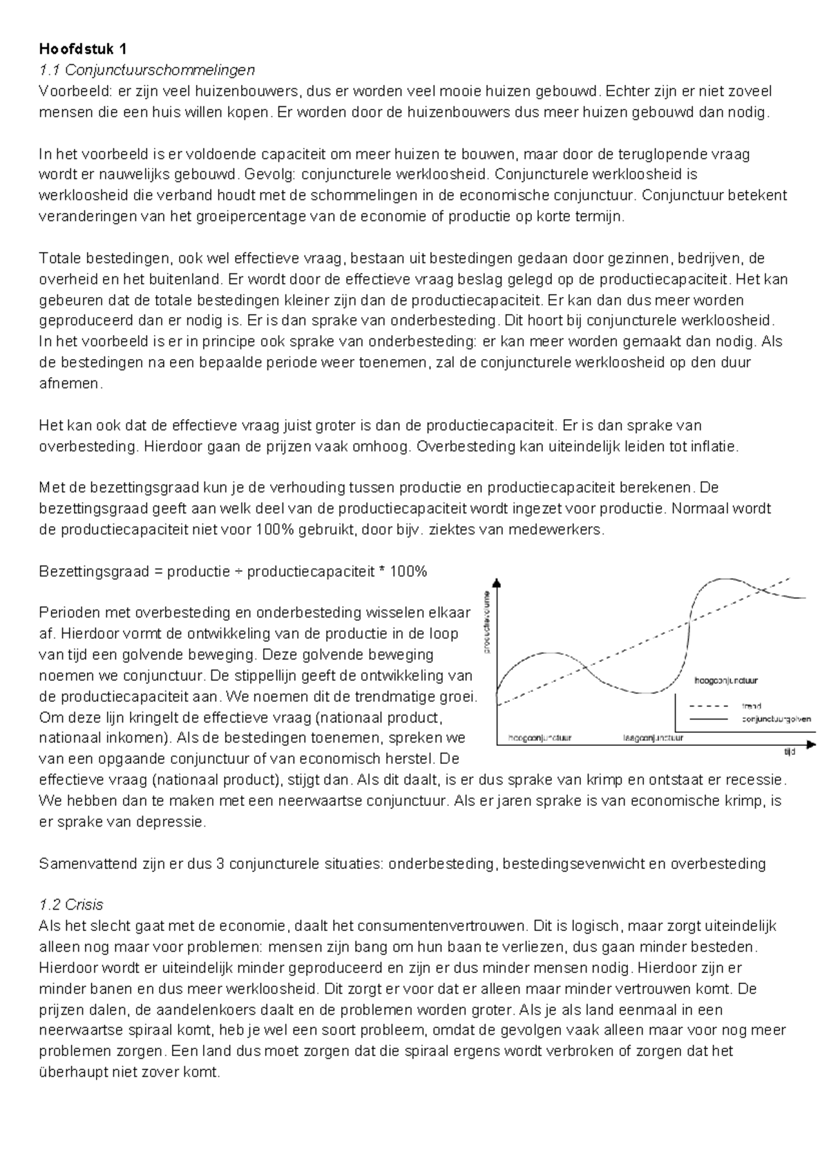 Samenvatting Economie, Economische Modellen - Hoofdstuk 1 1 ...