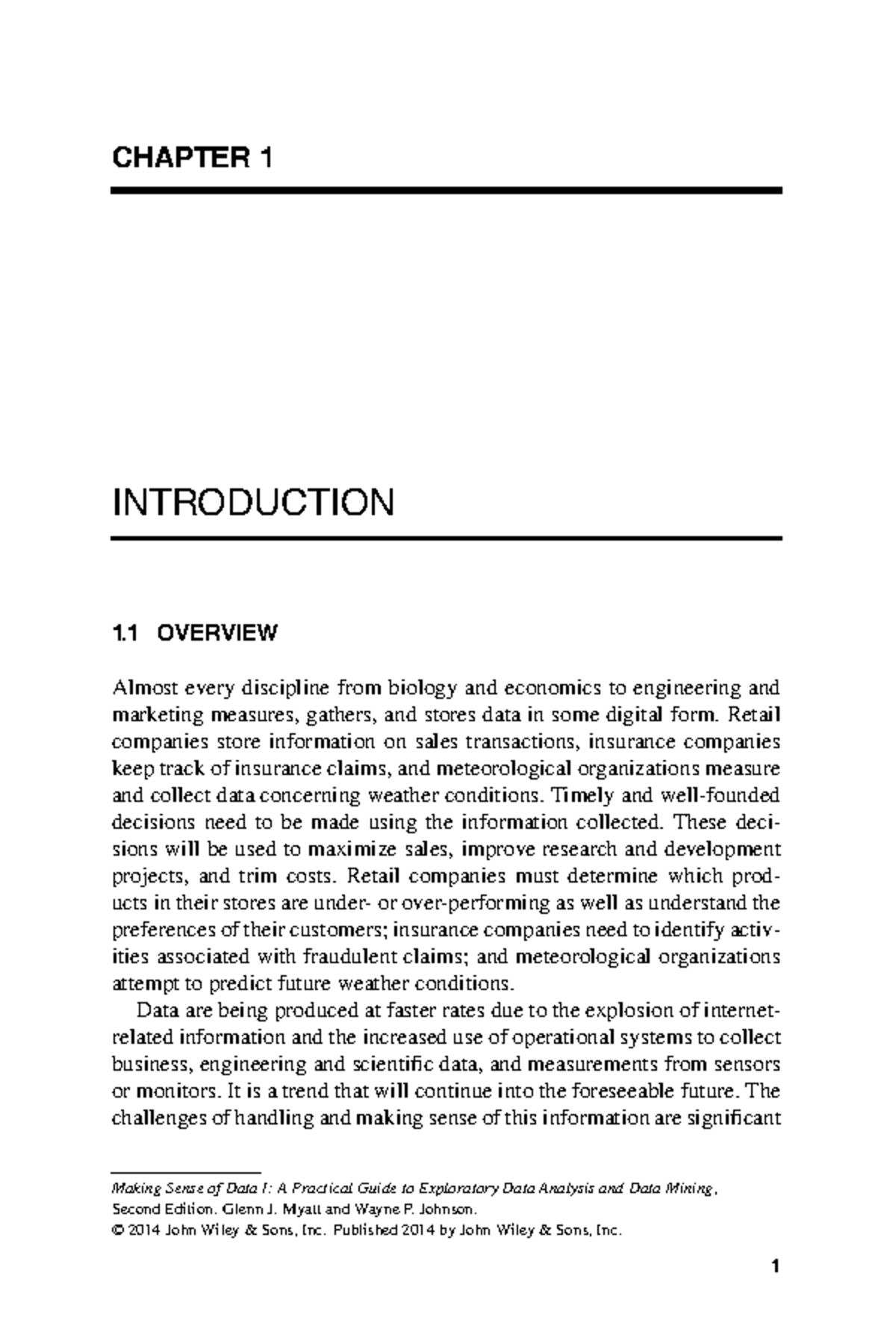 Chapter 2 - Book - CHAPTER 1 INTRODUCTION 1 OVERVIEW Almost every ...
