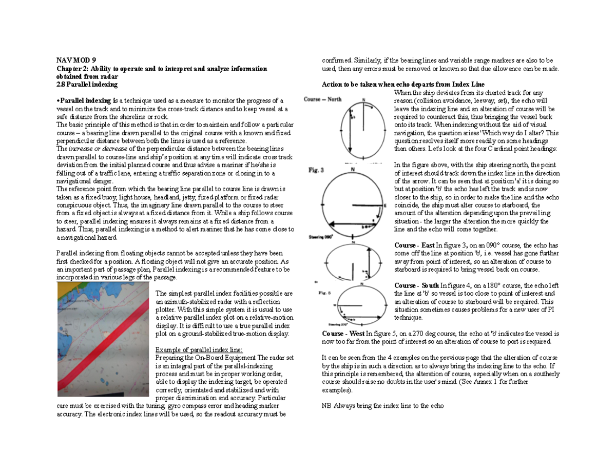 NAV Midterms - Adjective - NAV MOD 9 Chapter 2: Ability to operate and ...