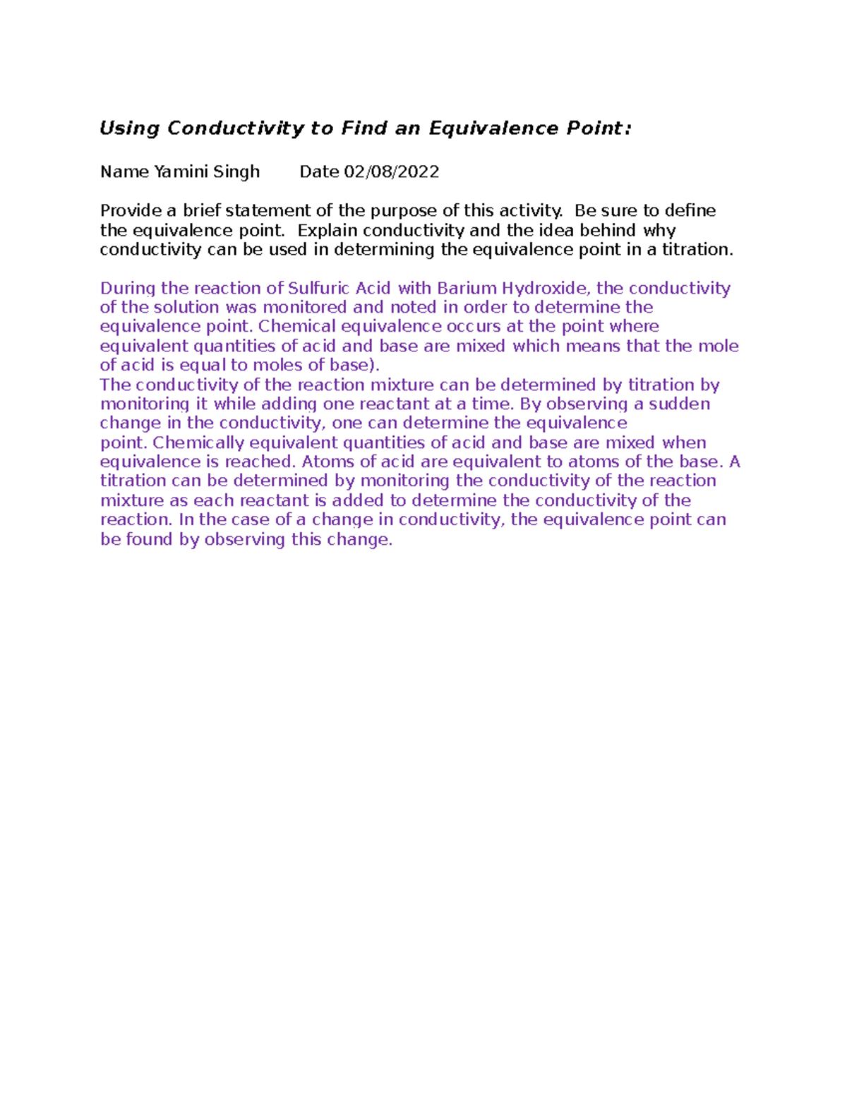 using-conductivity-to-find-an-equivalence-point-be-sure-to-define-the