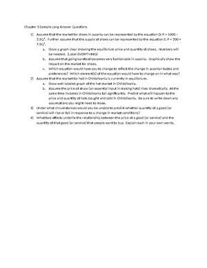 Chapter 7 Sample Long Answer Questions - Chapter 7 Sample Long Answer ...