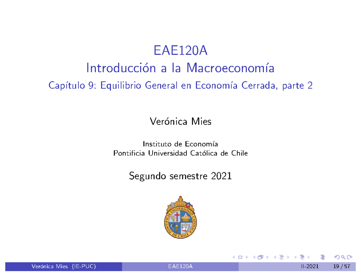 9 - Apuntes - EAE120A Introducci ́on A La Macroeconom ́ıa Cap ́ıtulo 9 ...