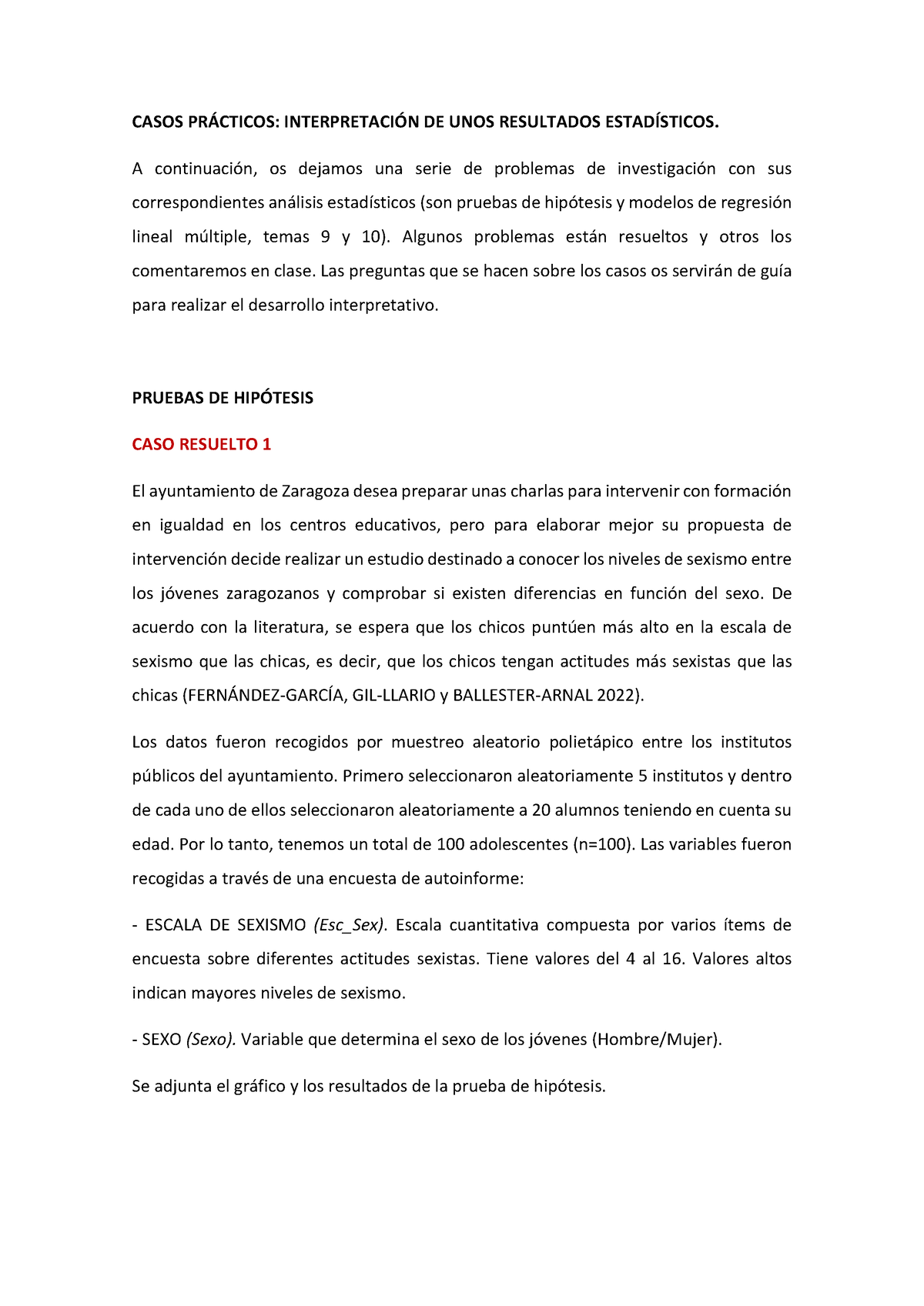 Casos Prácticos Interpretativos De Repaso - CASOS PR¡CTICOS ...