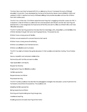 CDA Explained - ECE 4 - answer questions and or write down the correct ...