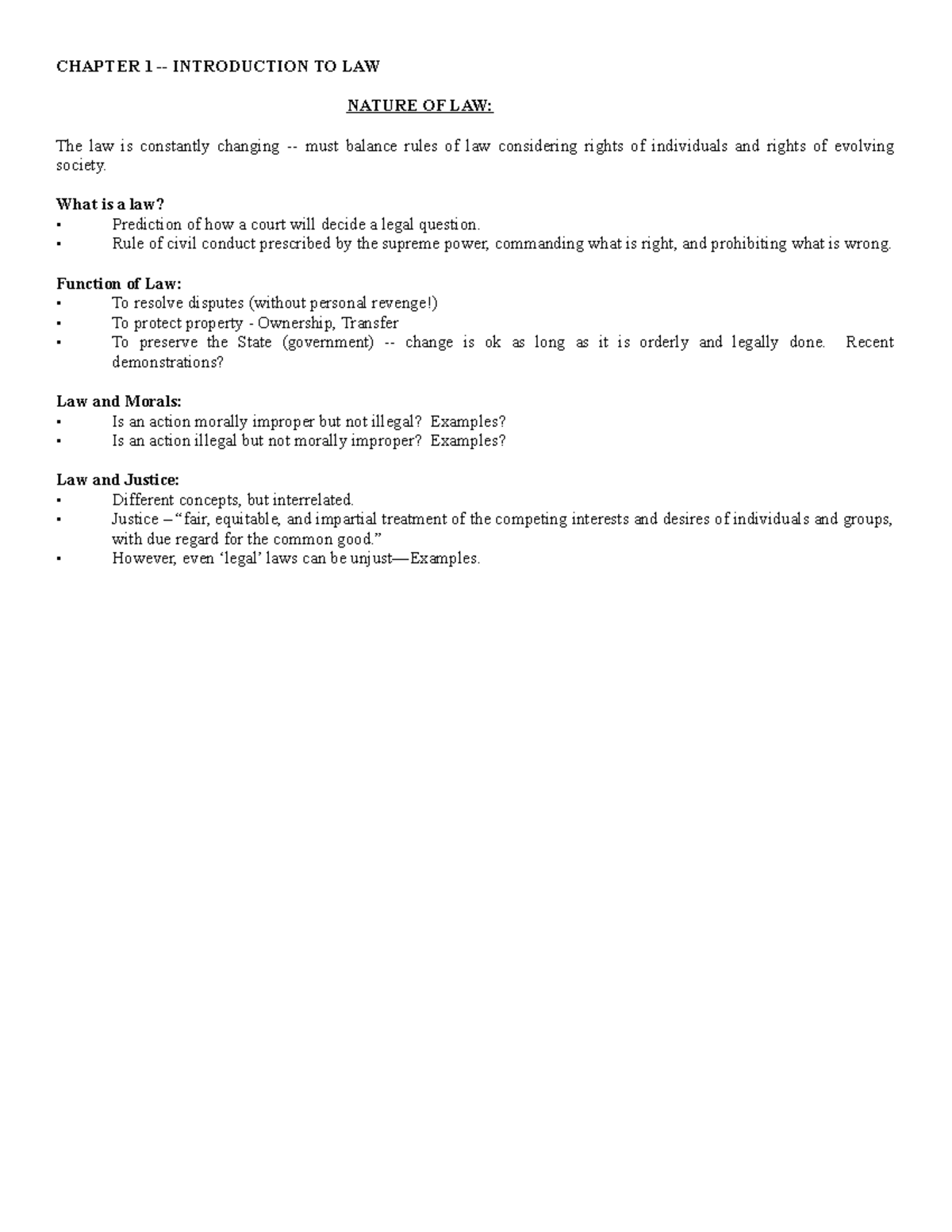 Ch 1 Introduction Notes With Diagrams Included - CHAPTER 1 ...