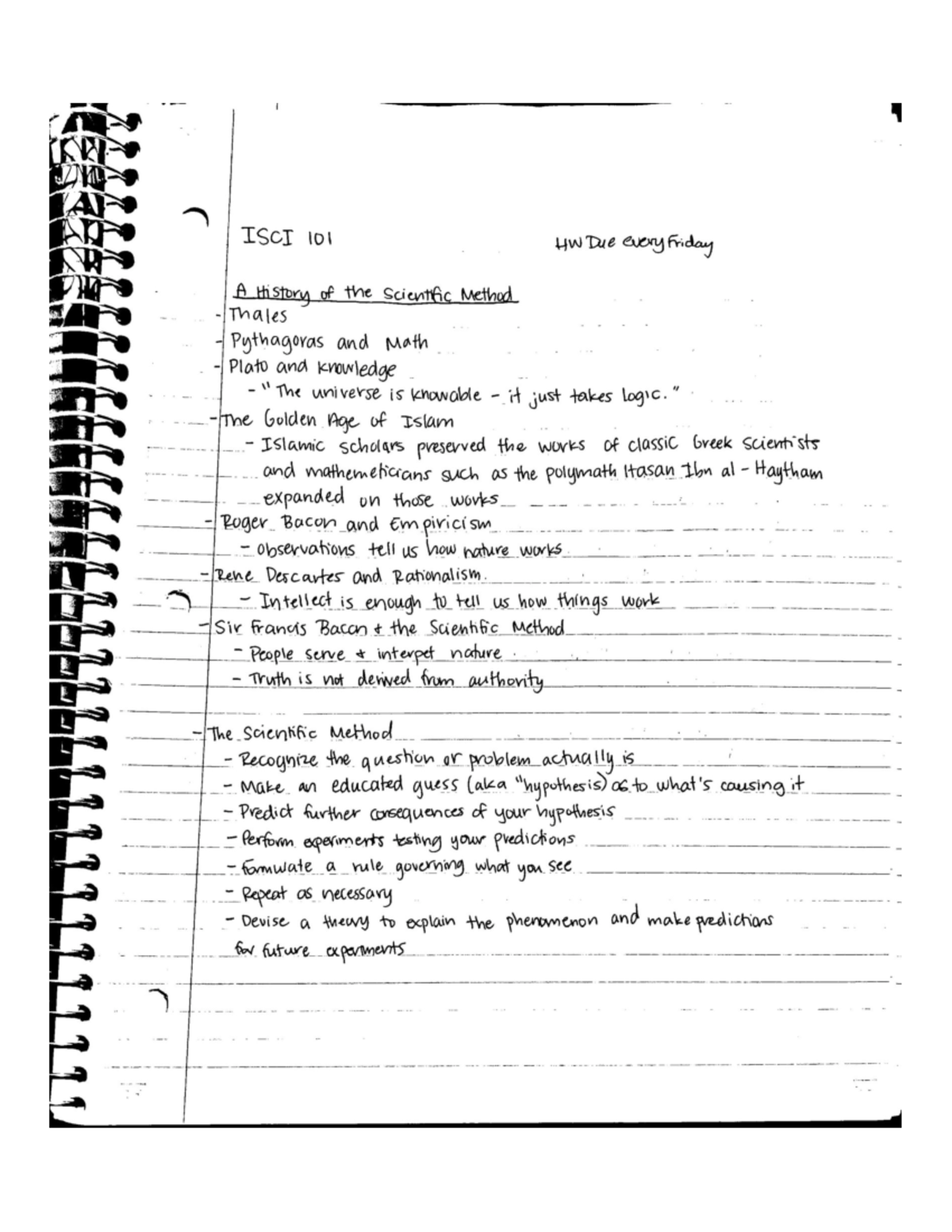 ISCI 101 Notes (Fall 2022) - ISCI 101 - JMU - Studocu