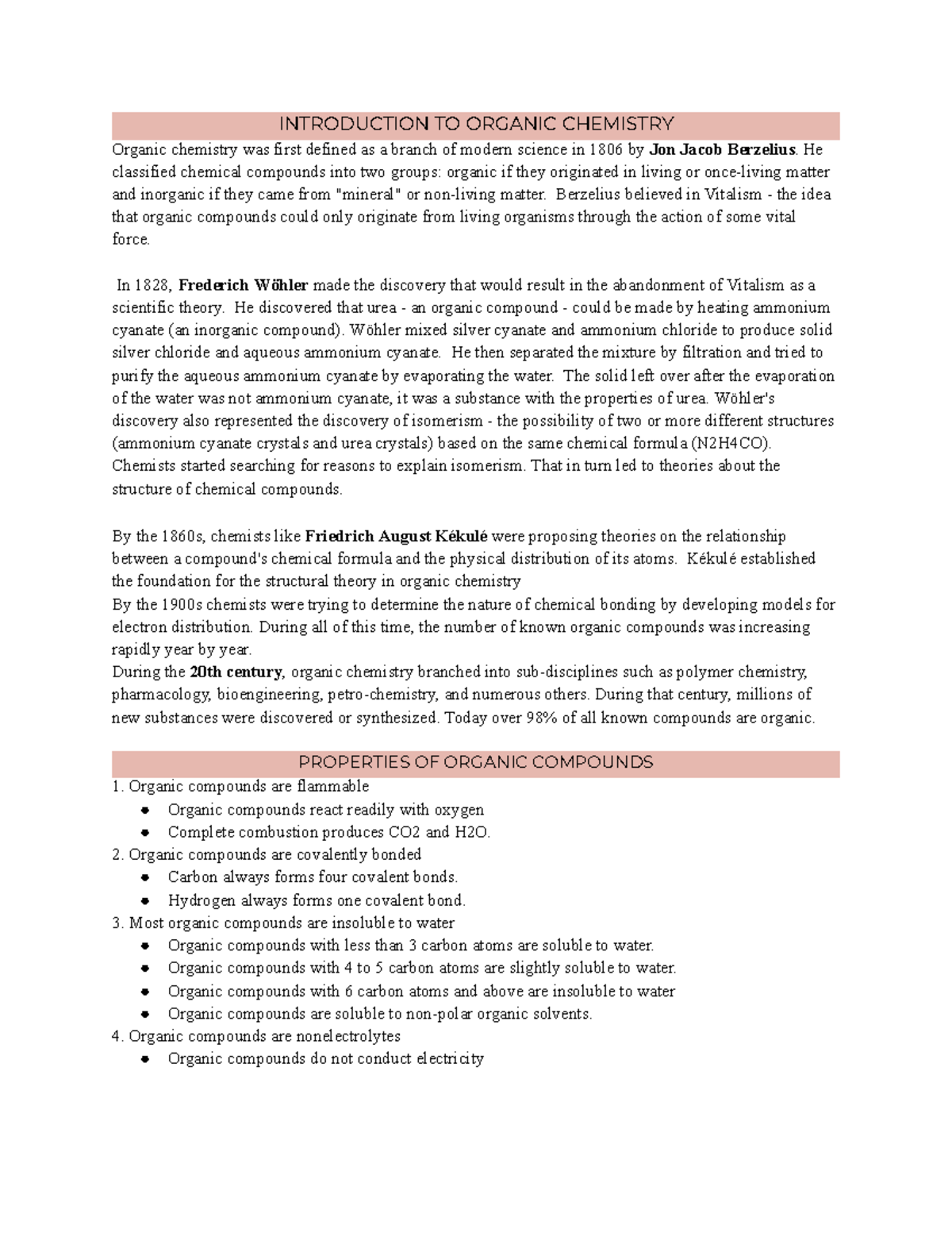 Organic Chemistry Dentistry Studocu