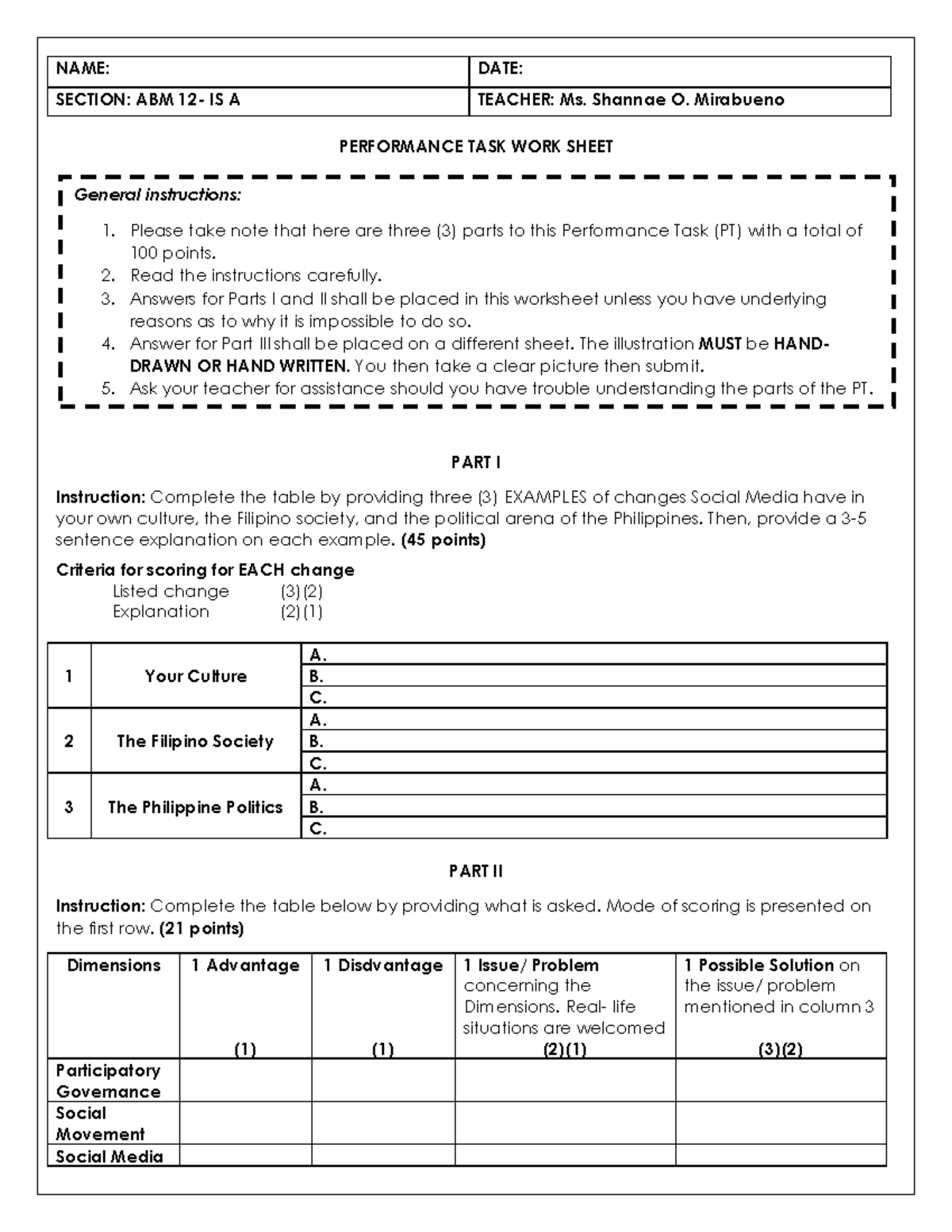 ucsp-performance-task-worksheet-senior-high-school-name-date