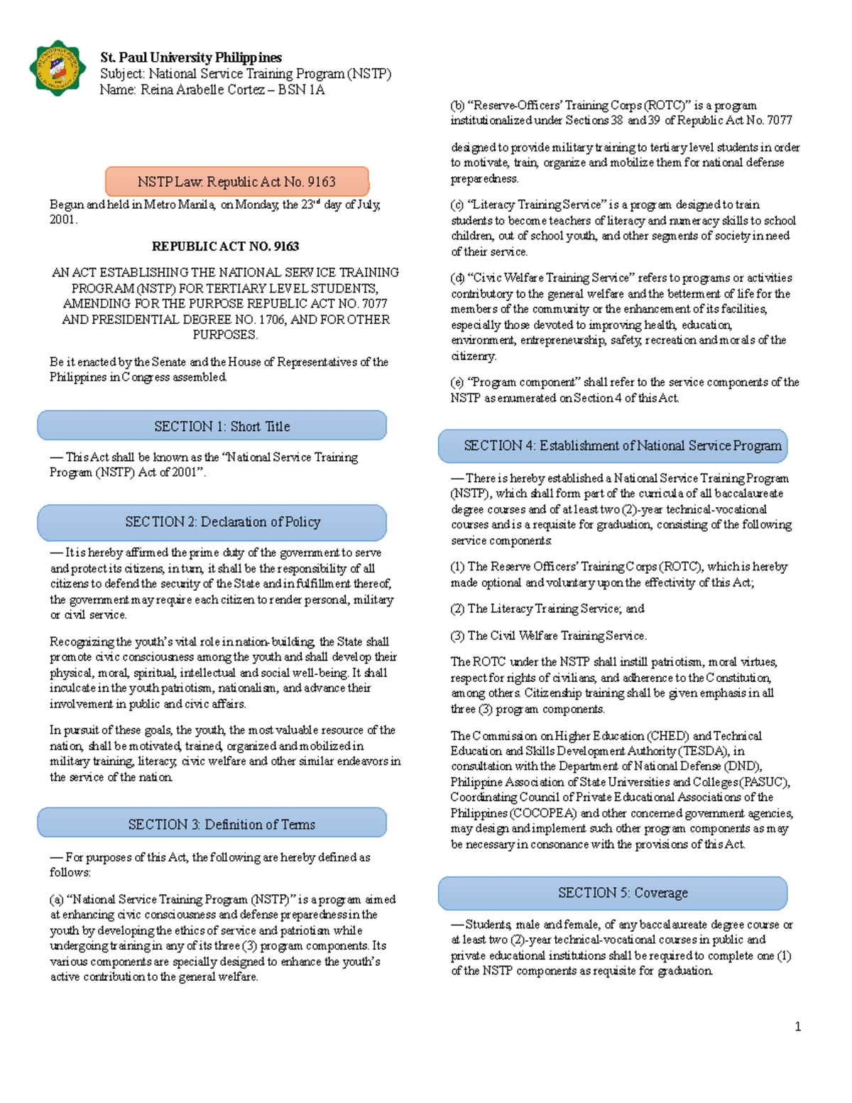 nstp-law-lecture-notes-1-st-paul-university-philippines-subject