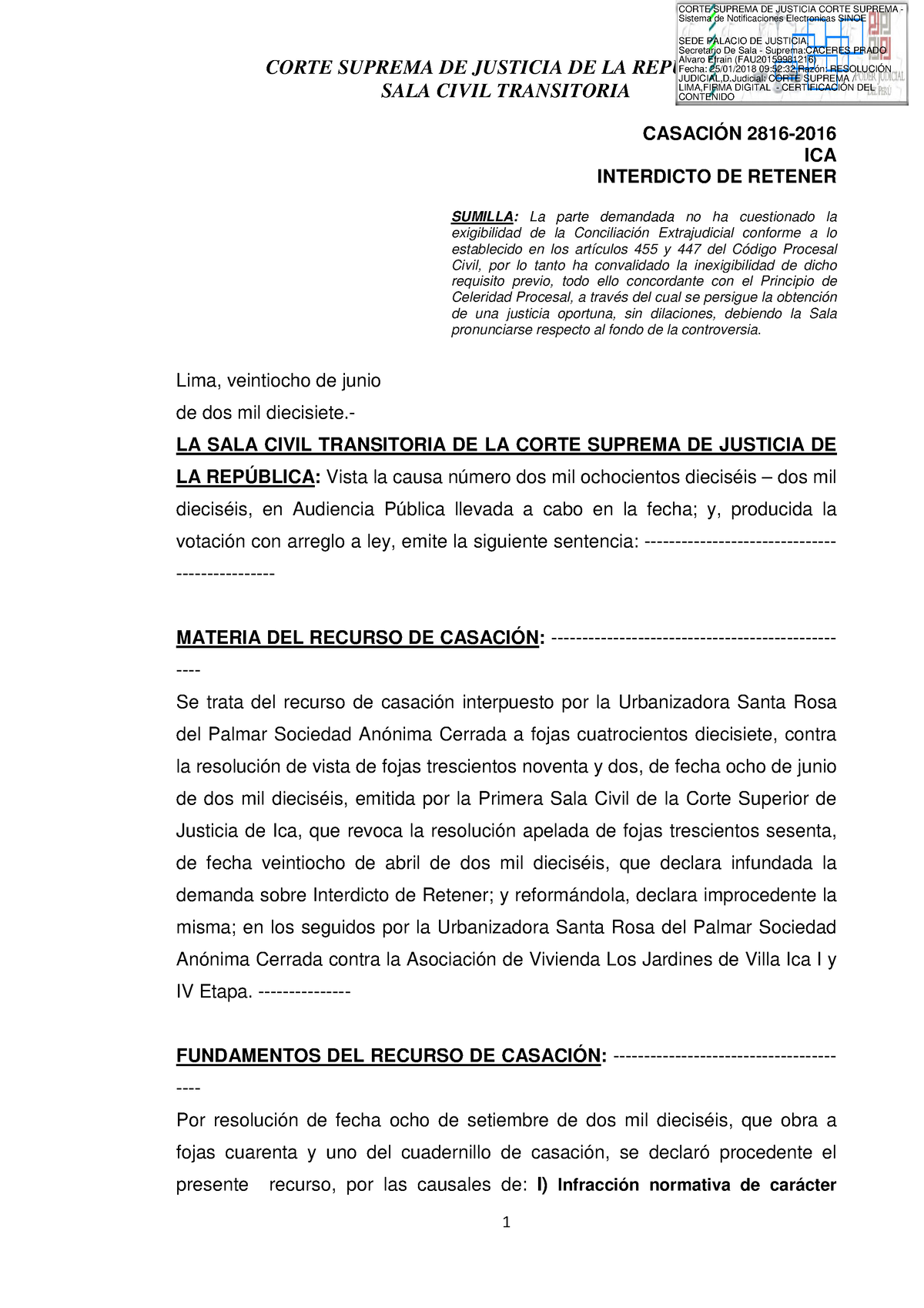 LP-Cas - Carlos Ramos Perez - CORTE SUPREMA DE JUSTICIA DE LA REPÚBLICA ...