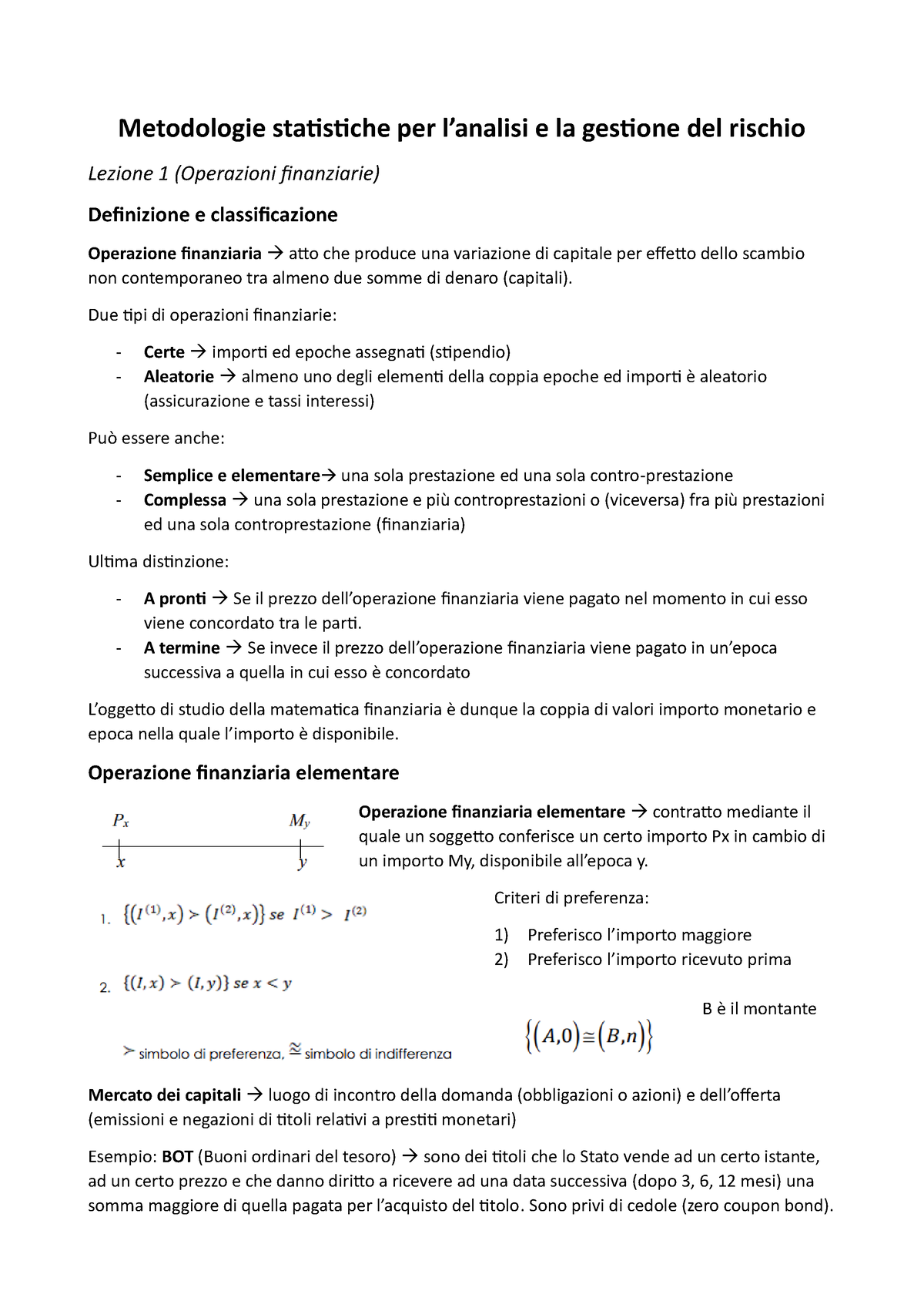 Domande Metodologie - Paniere - Metodologie Statistiche Per L’analisi E ...