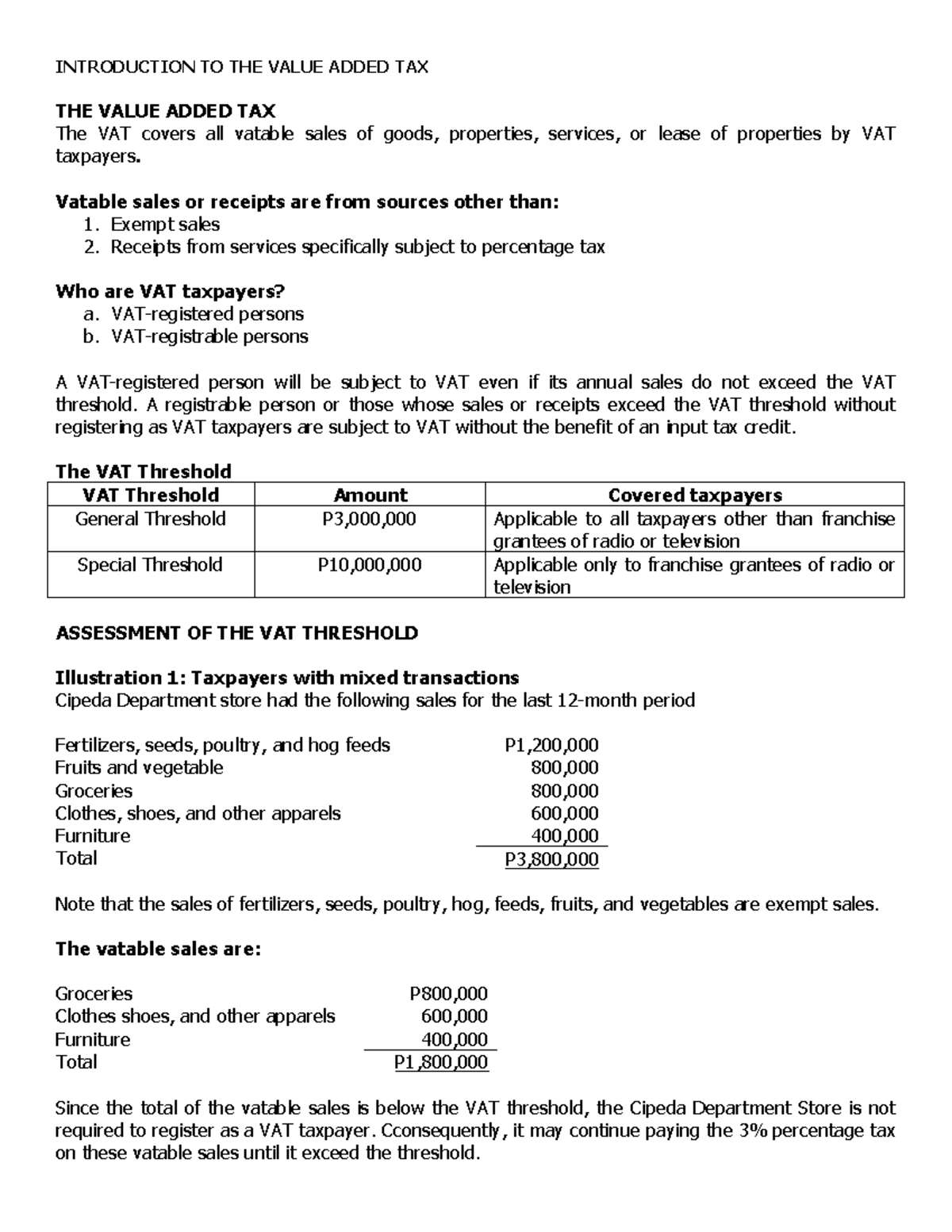 6-tax-introduction-to-the-value-added-tax-the-value-added-tax-the-vat-covers-all-vatable