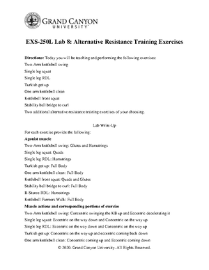 Lab 11 Combination Training - EXS-250L Lab 11: Combination Training ...