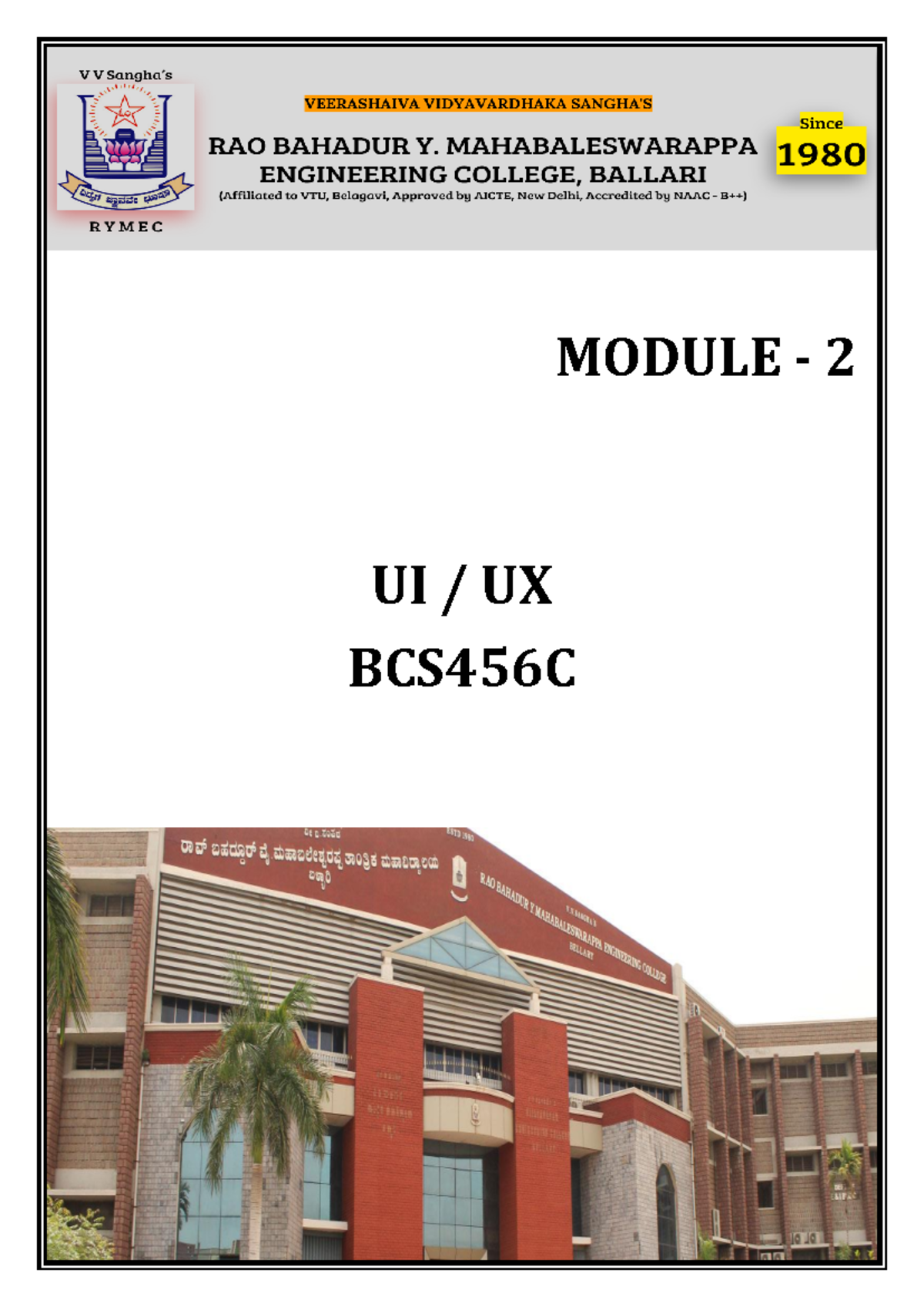 UI UX Module 2 Question Bank - MODULE - 2 UI / UX BCS456C Understanding ...