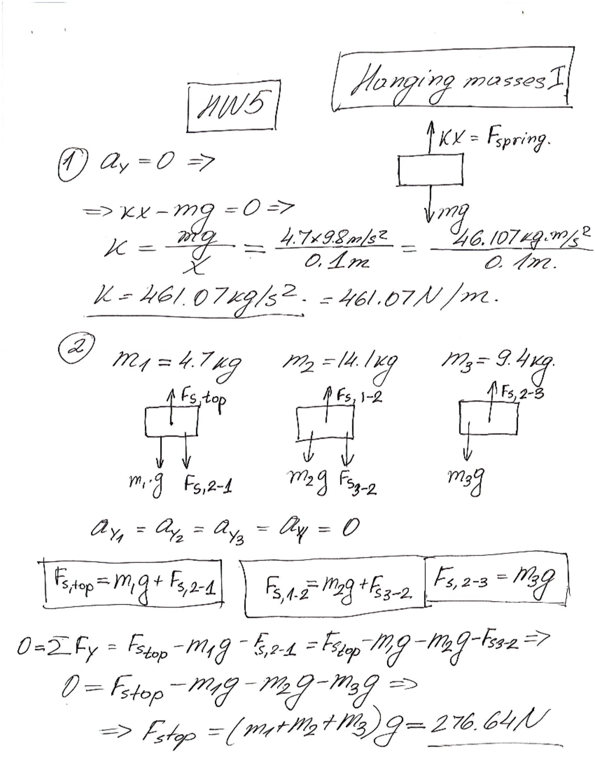 Homework 5-solutions(1)-2 - PHYS 123 - Studocu